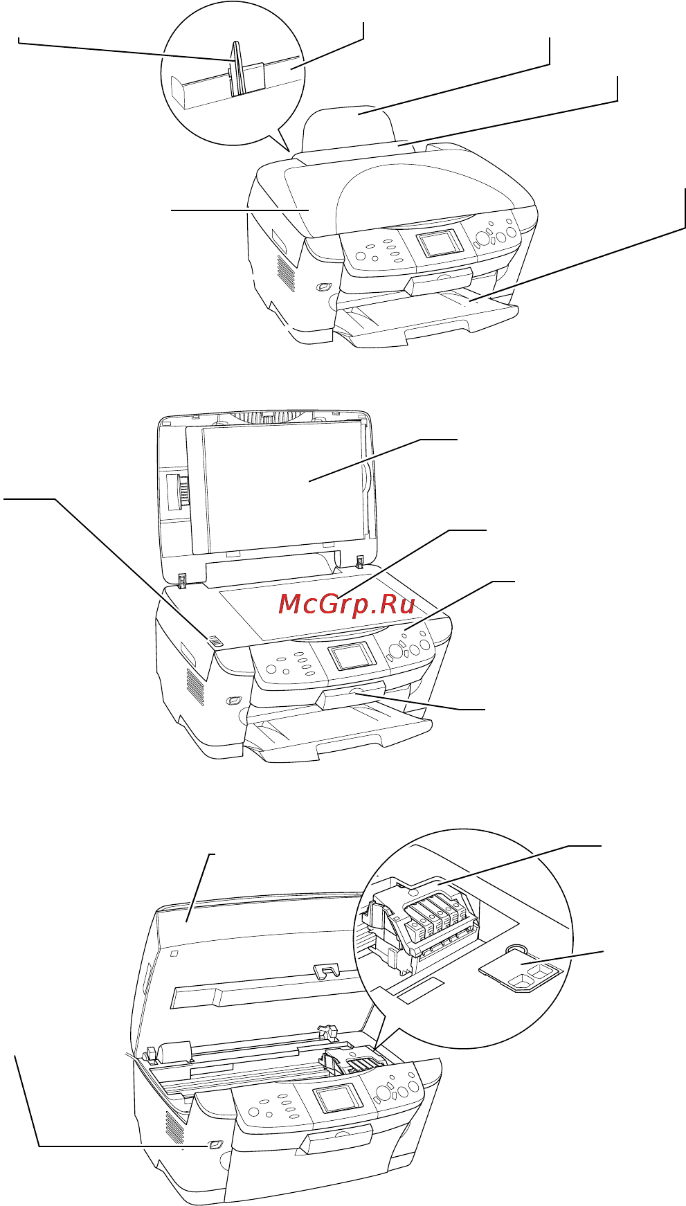 Epson Stylus Photo RX600 [2/96] Элементы