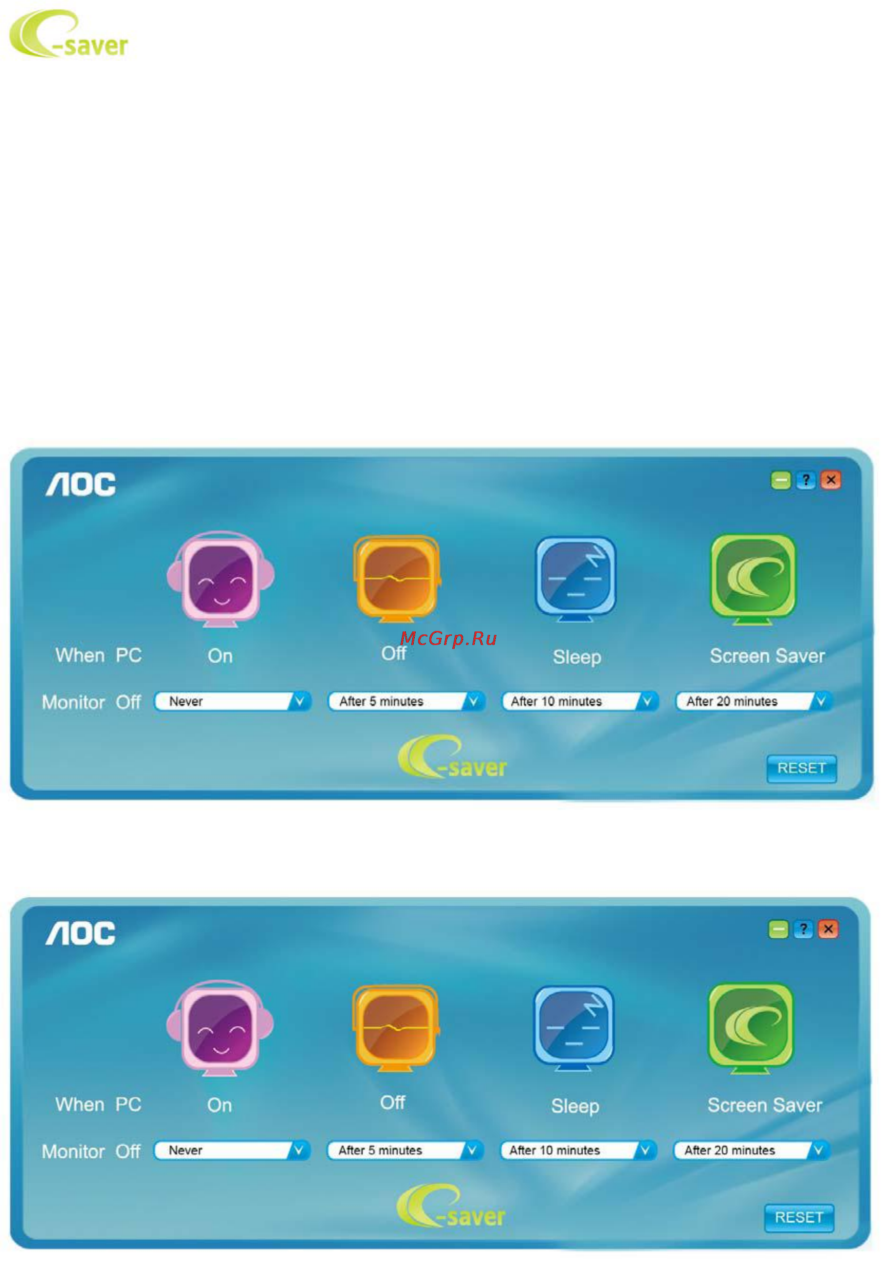 AOC E2440VA [49/63] E saver
