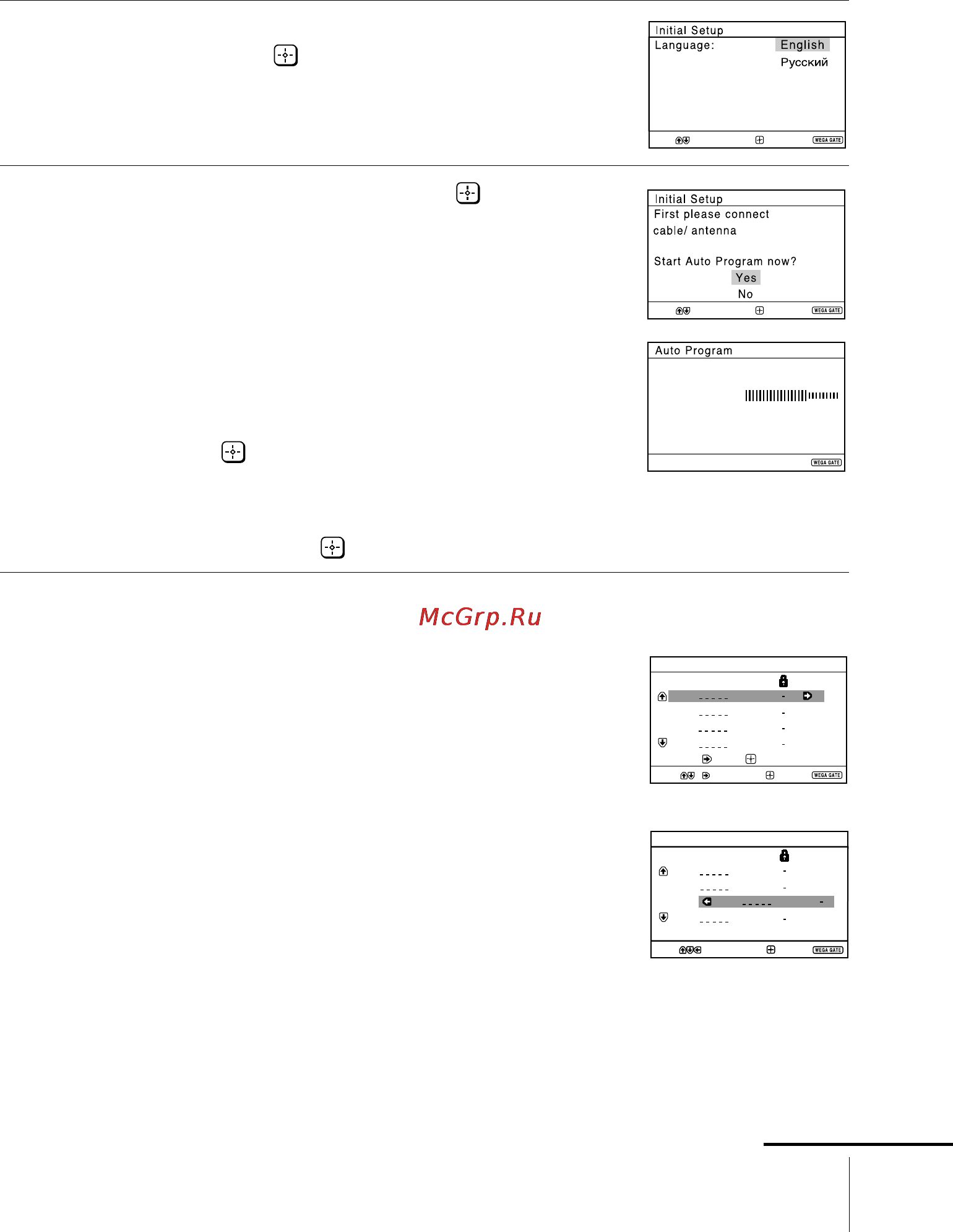 Sony KV-AZ21 [5/47] Setting up your tv initial setup