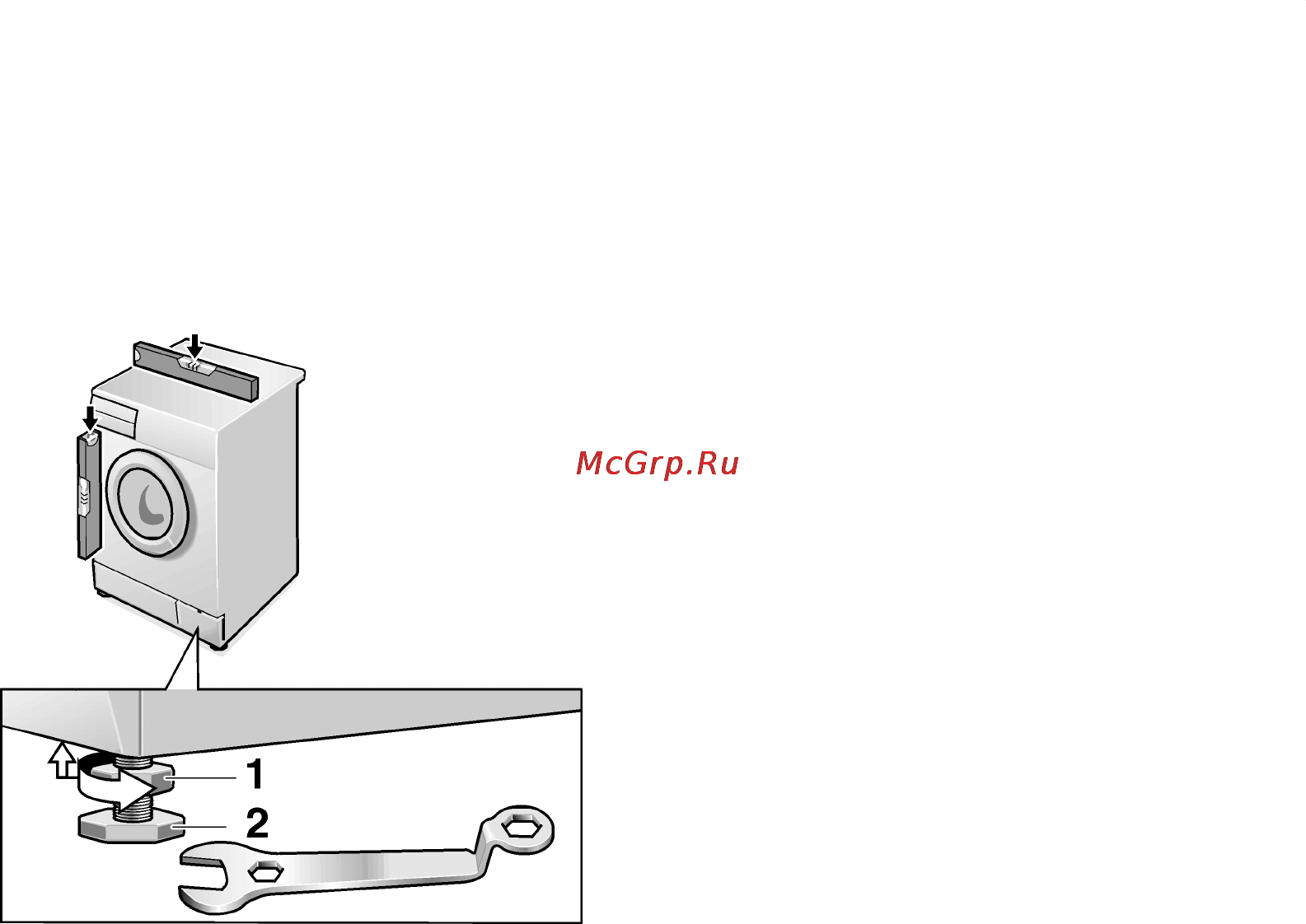 Siemens WIQ1430EU [69/72] Выравнивание машины