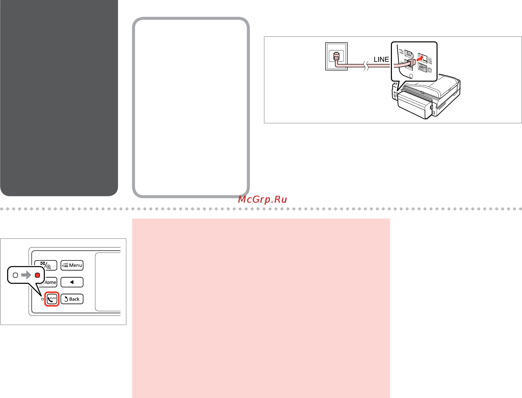 Epson Stylus Photo PX820FWD [68/164] Connecting to a phone line