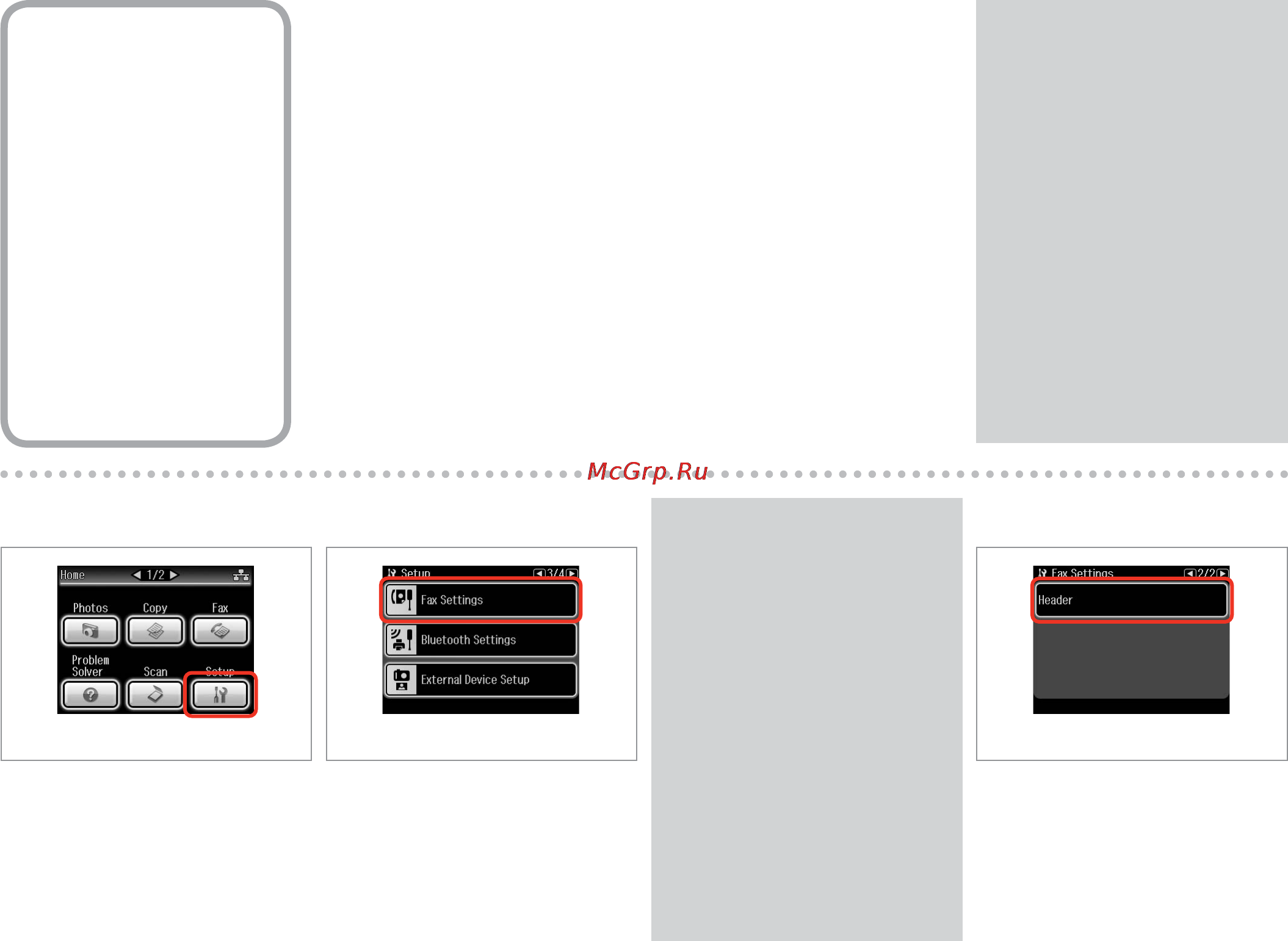 Epson Stylus Photo PX820FWD [76/164] Creating header information