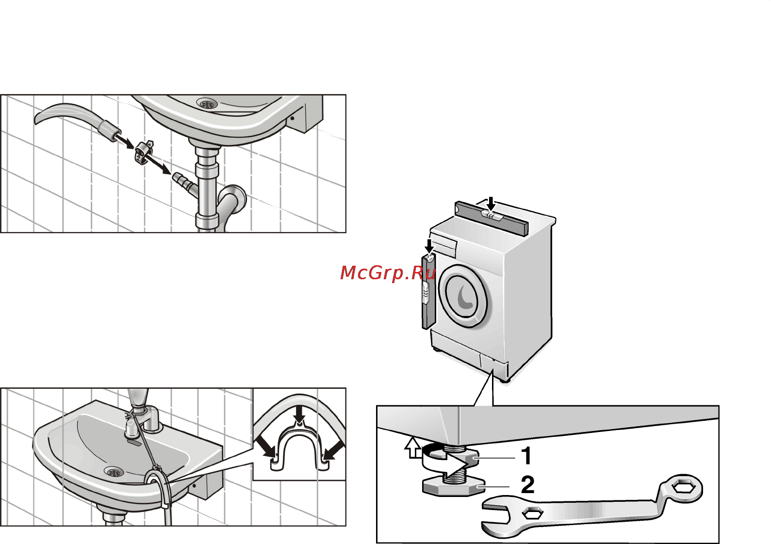 Siemens WIQ1432EU [66/72] Выравнивание машины