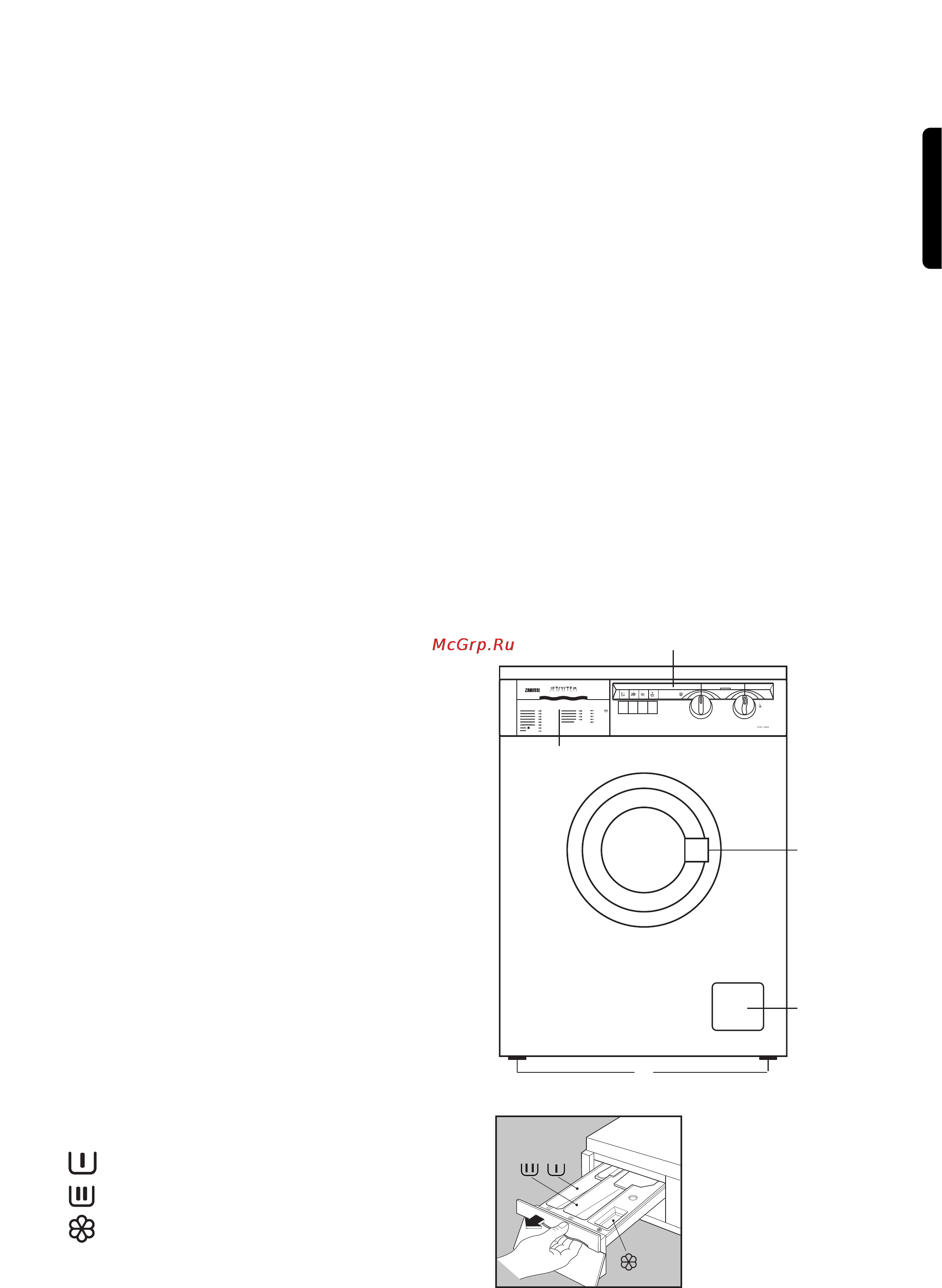 Zanussi FJS 1284 [7/104] Beskrivelse af maskinen