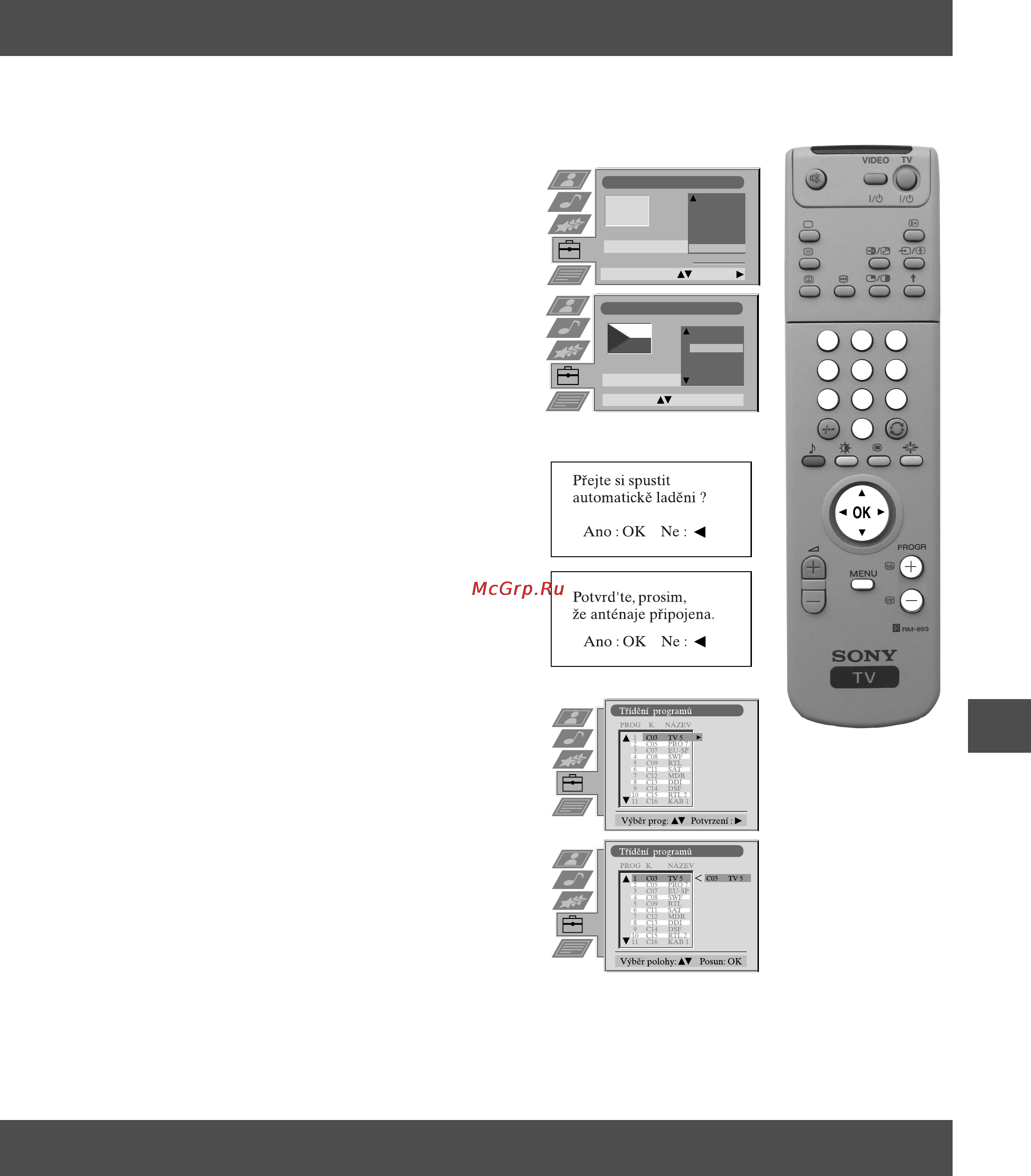 Sony KV-34FQ75K [61/160] Vyladění televizoru