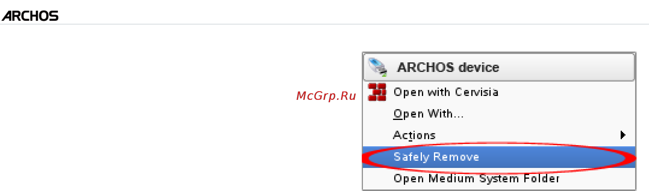 Archos 7HT V2 8Gb Инструкция по эксплуатации онлайн [52/80] 50504