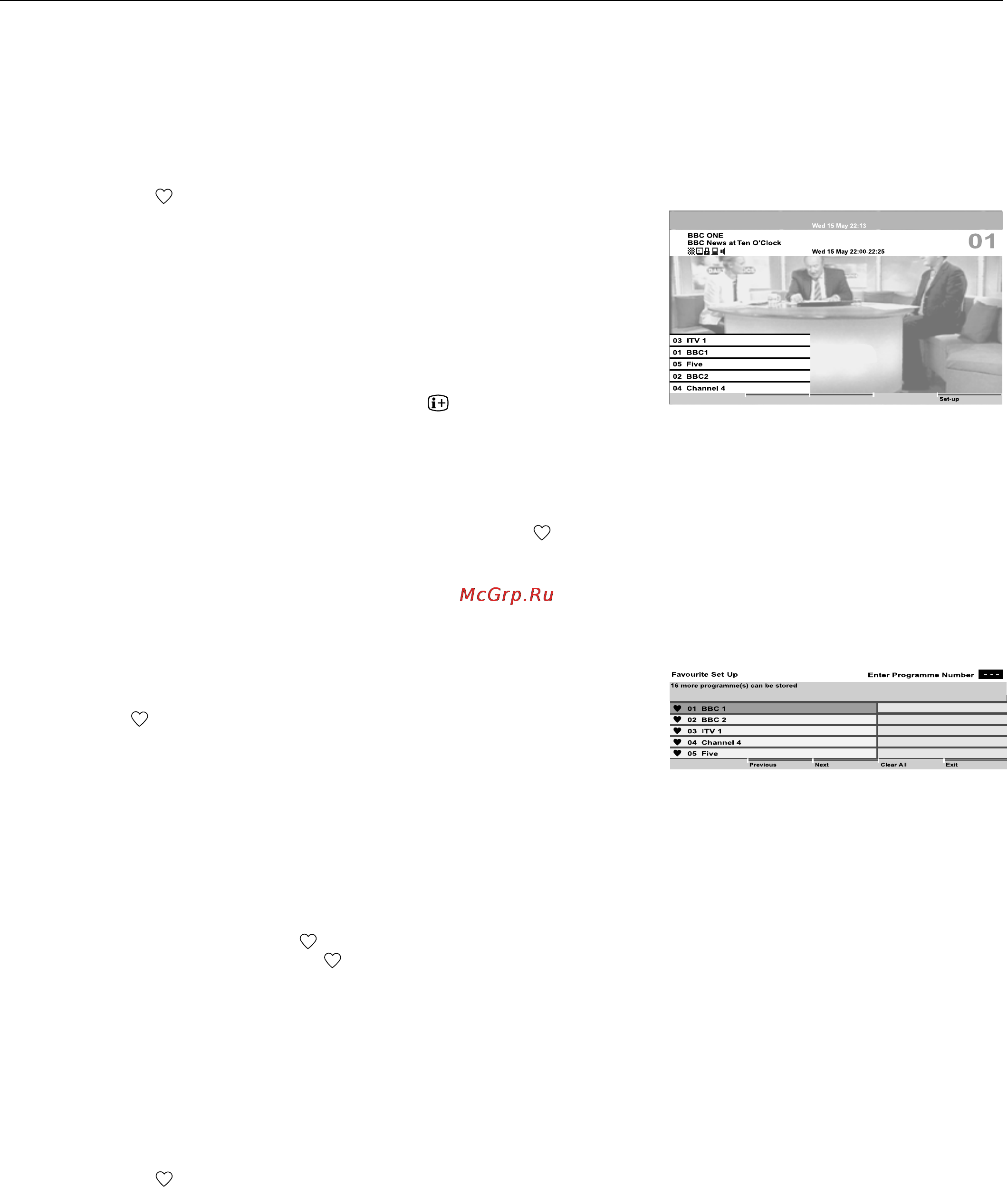 Sony KV-32HQ150K [61/148] Favourite menu