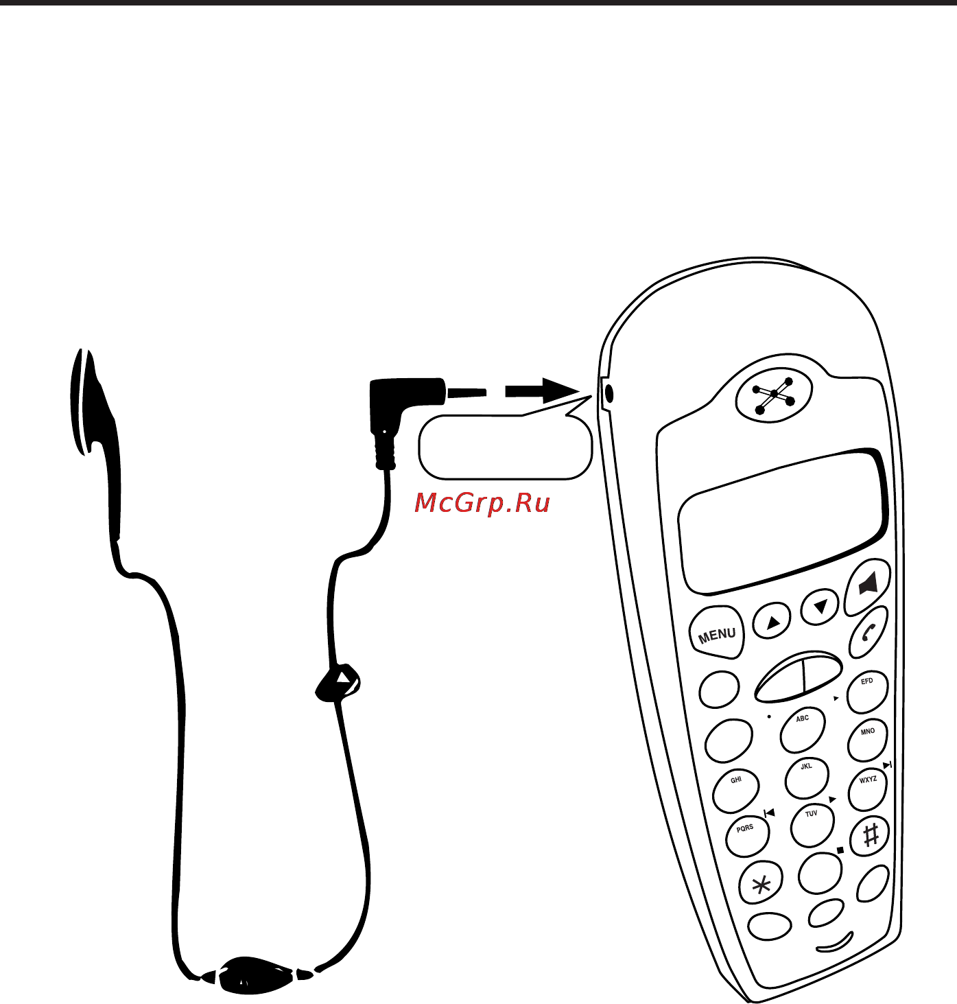 Voxtel Select 4200 [11/51] Наушники поставляются только с моделями в отношении которых это специально оговорено