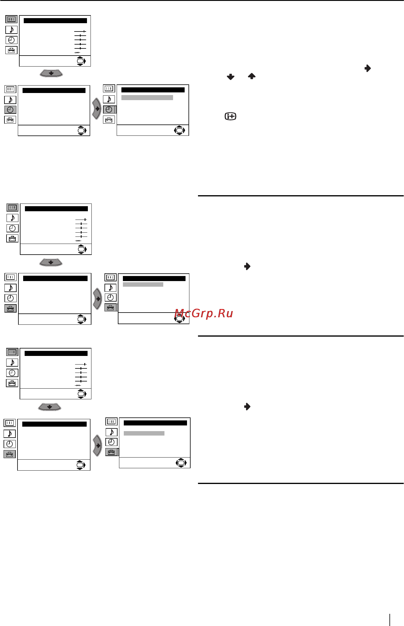 Sony KV-32FX68K [11/124] Level 1 level 2 level 3 function