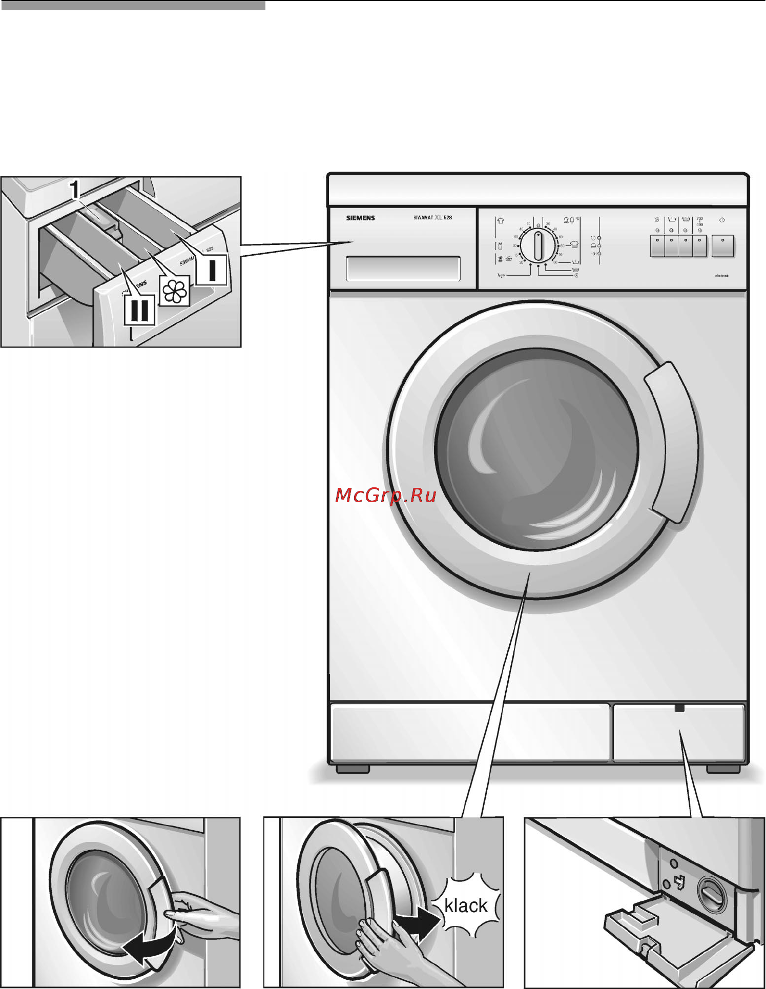Siemens SIWAMAT XL 528 Инструкция по эксплуатации онлайн [7/52] 50595