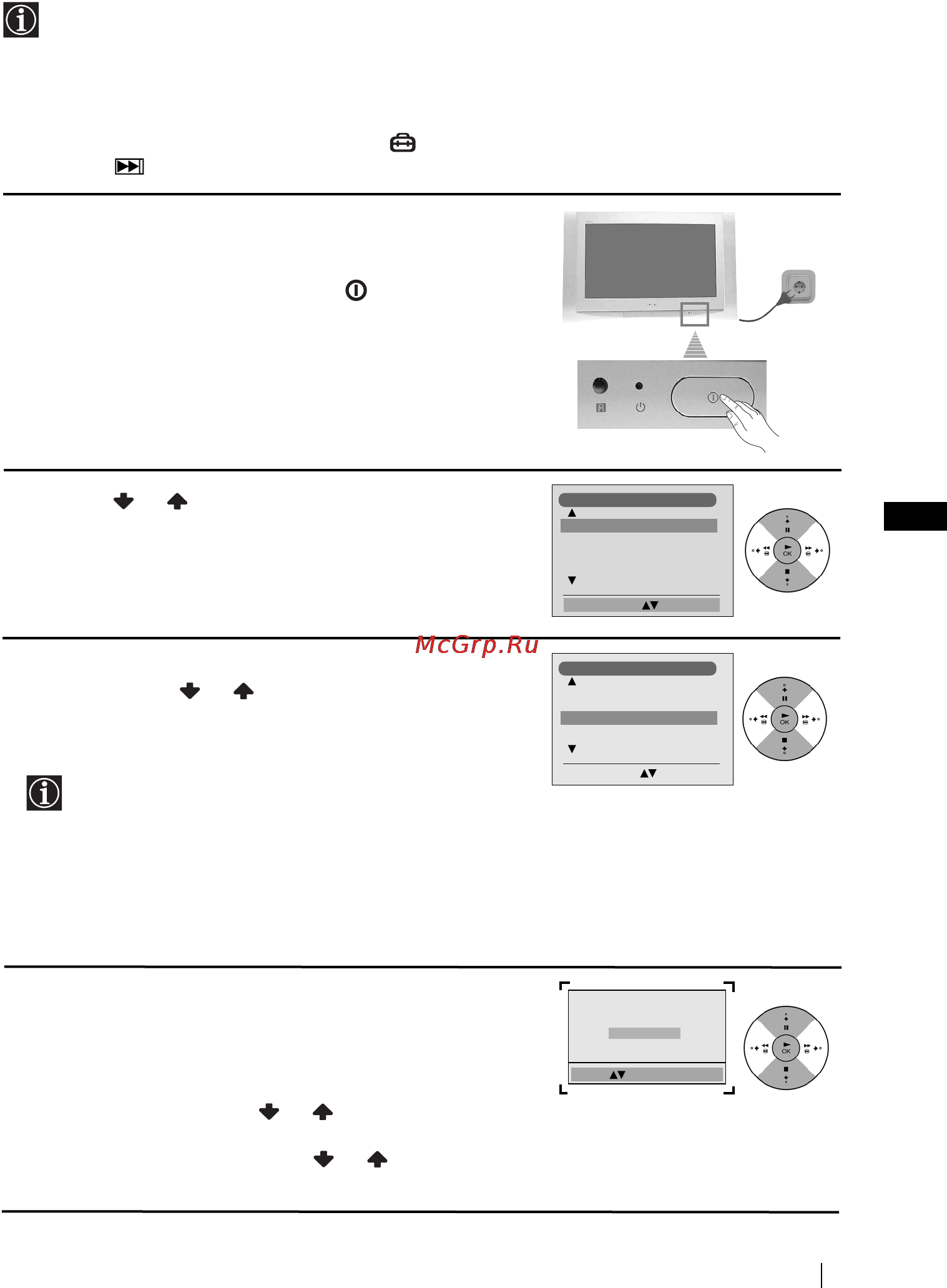 Sony KV-32FQ70K [7/146] Switching on the tv and automatically tuning