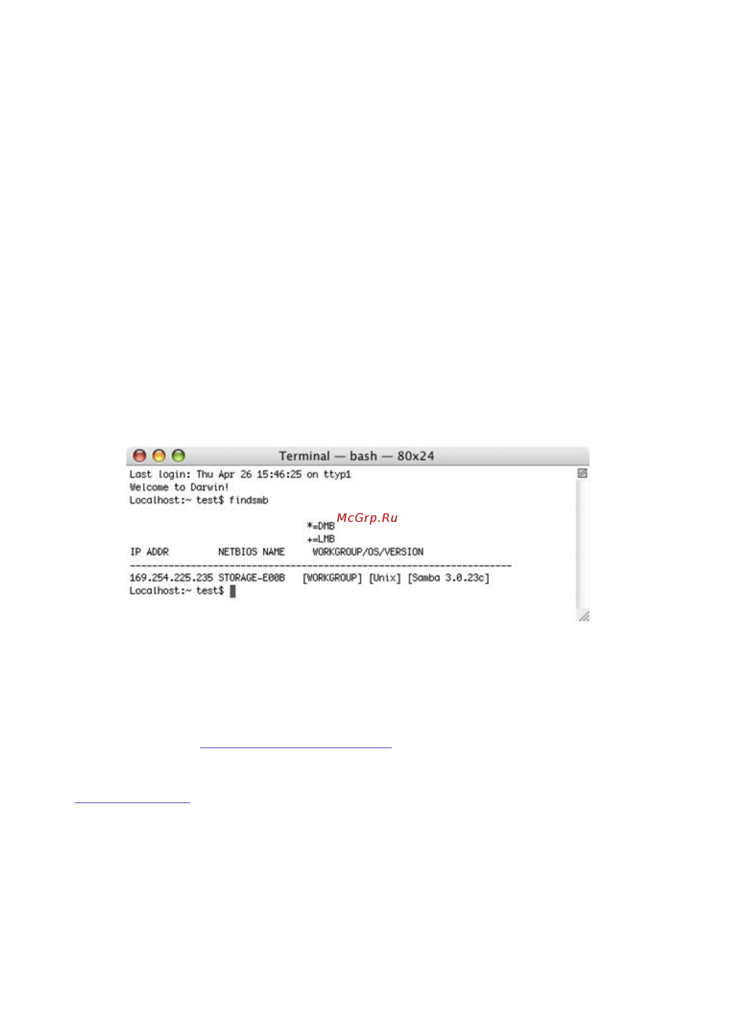 Iomega iConnect (34780) [22/125] Поиск ip адреса в mac os x