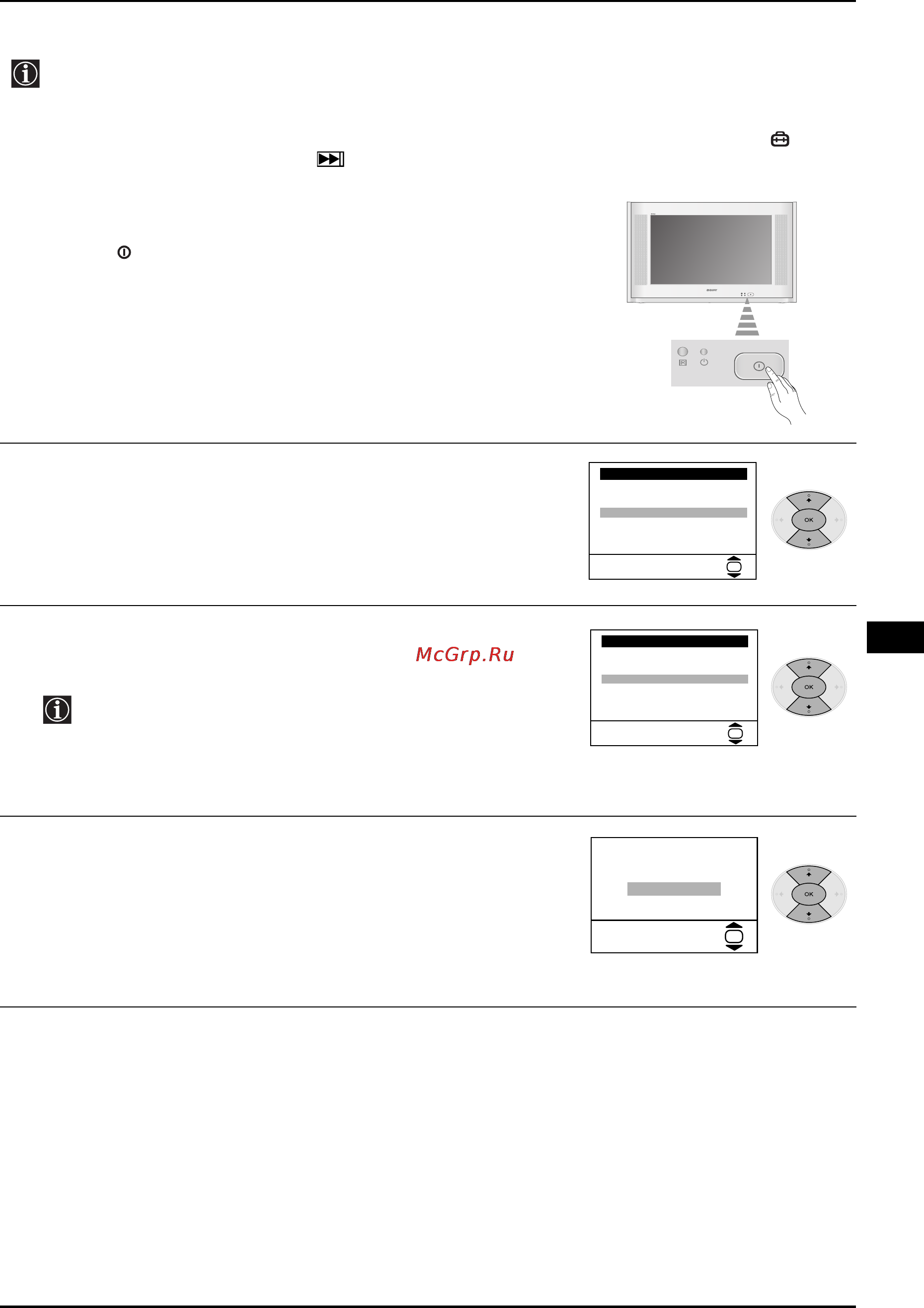 Sony KV-32CS71K [47/144] Zapnutí a automatické naladění tv