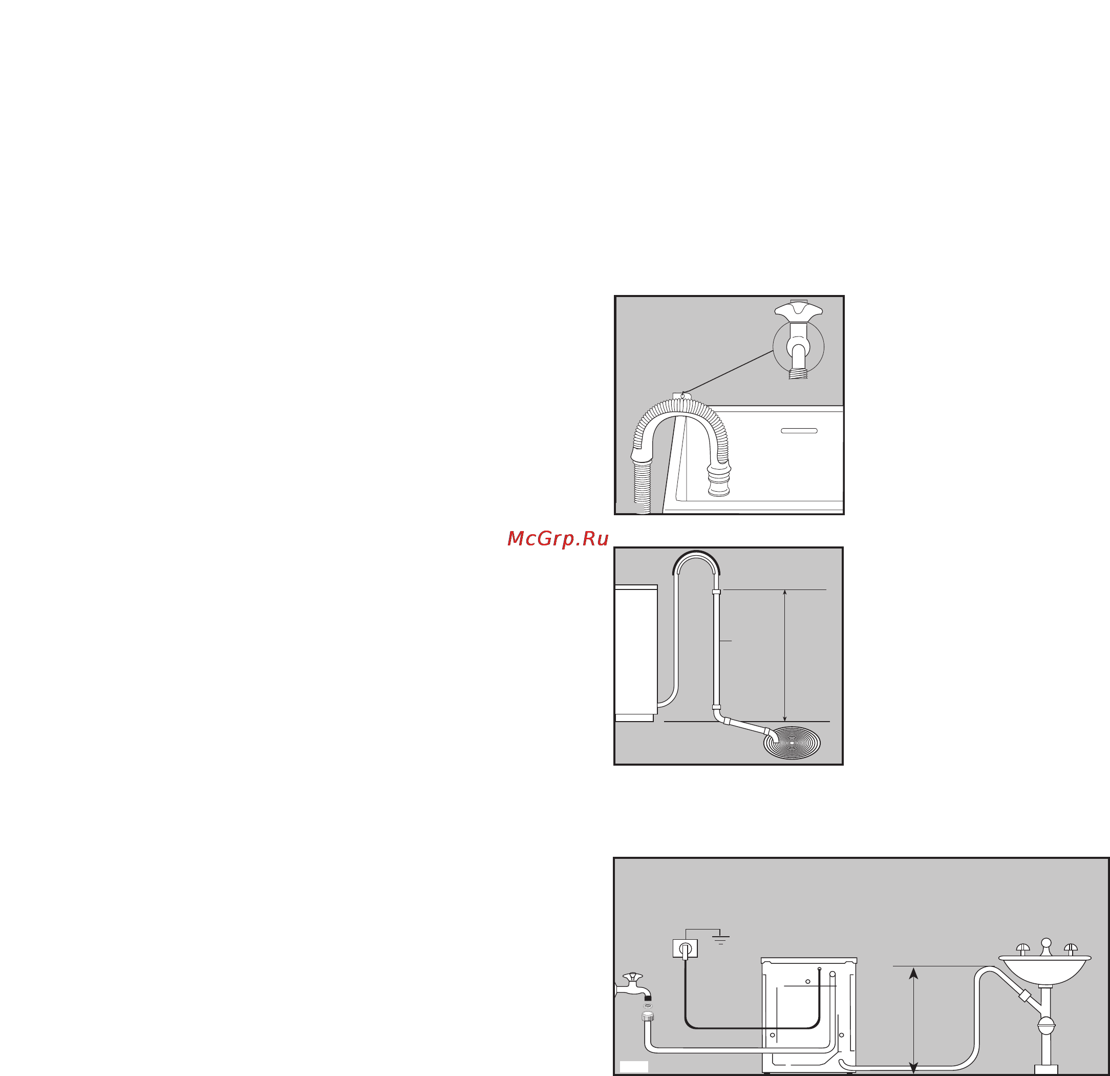 Electrolux EW 1115 W [19/21] Podklæ enie k kanalizacii