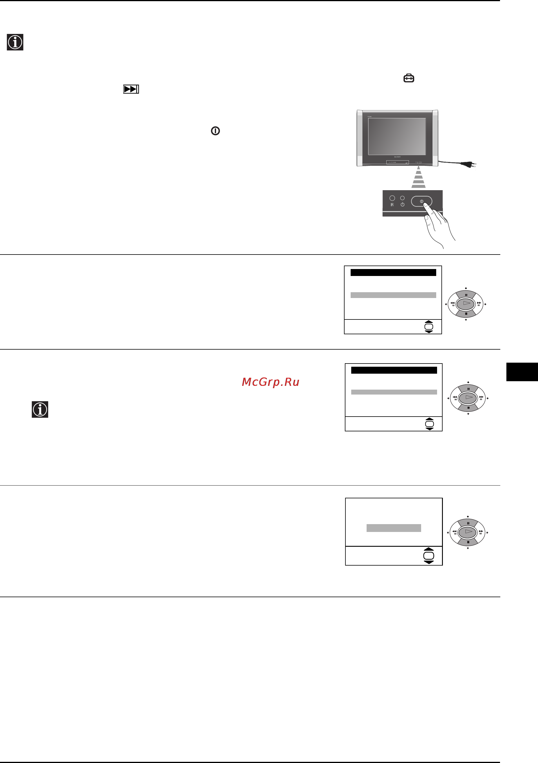 Sony KV-29XL71K [47/124] Zapnutí a automatické naladění tv