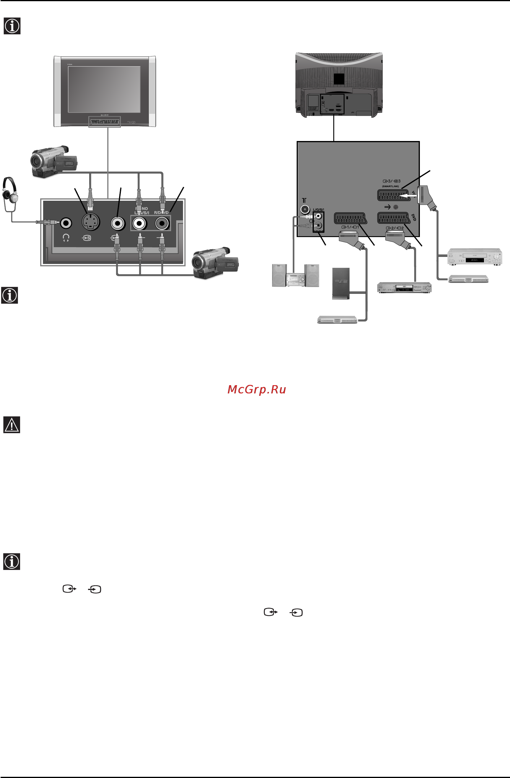 Sony KV-29XL70K [18/124] Connecting additional equipment