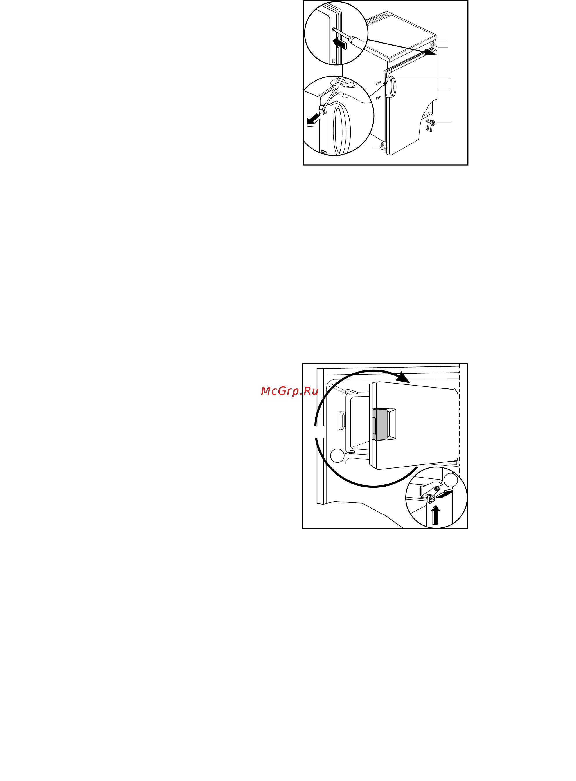 Electrolux ER 6524 T [5/9] Изменение направления открытия