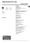 Hotpoint-Ariston ARTXF 129 Инструкция по эксплуатации