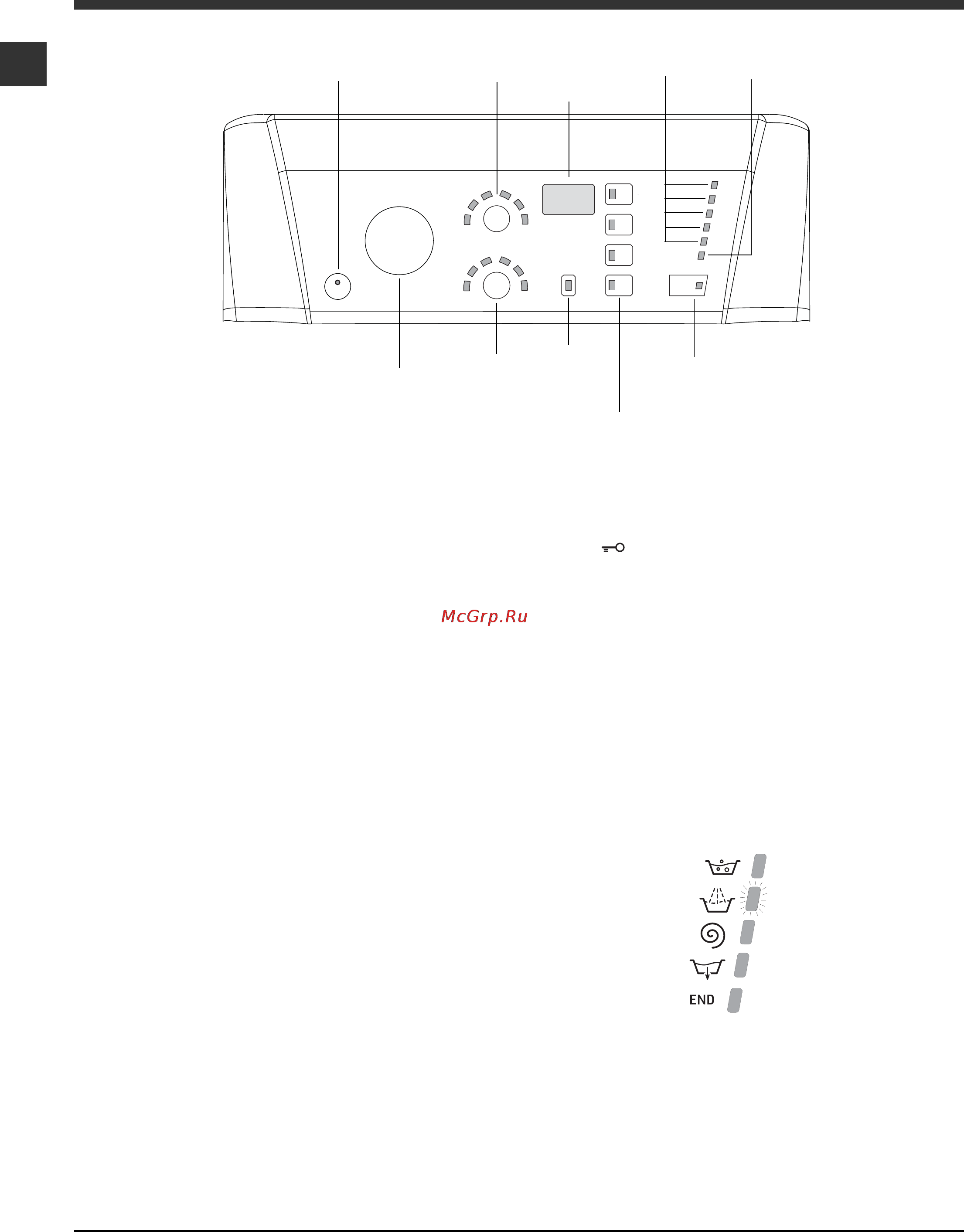Hotpoint-Ariston ARTXF 129 [16/48] Описание стиральной машины и порядка запуска программы
