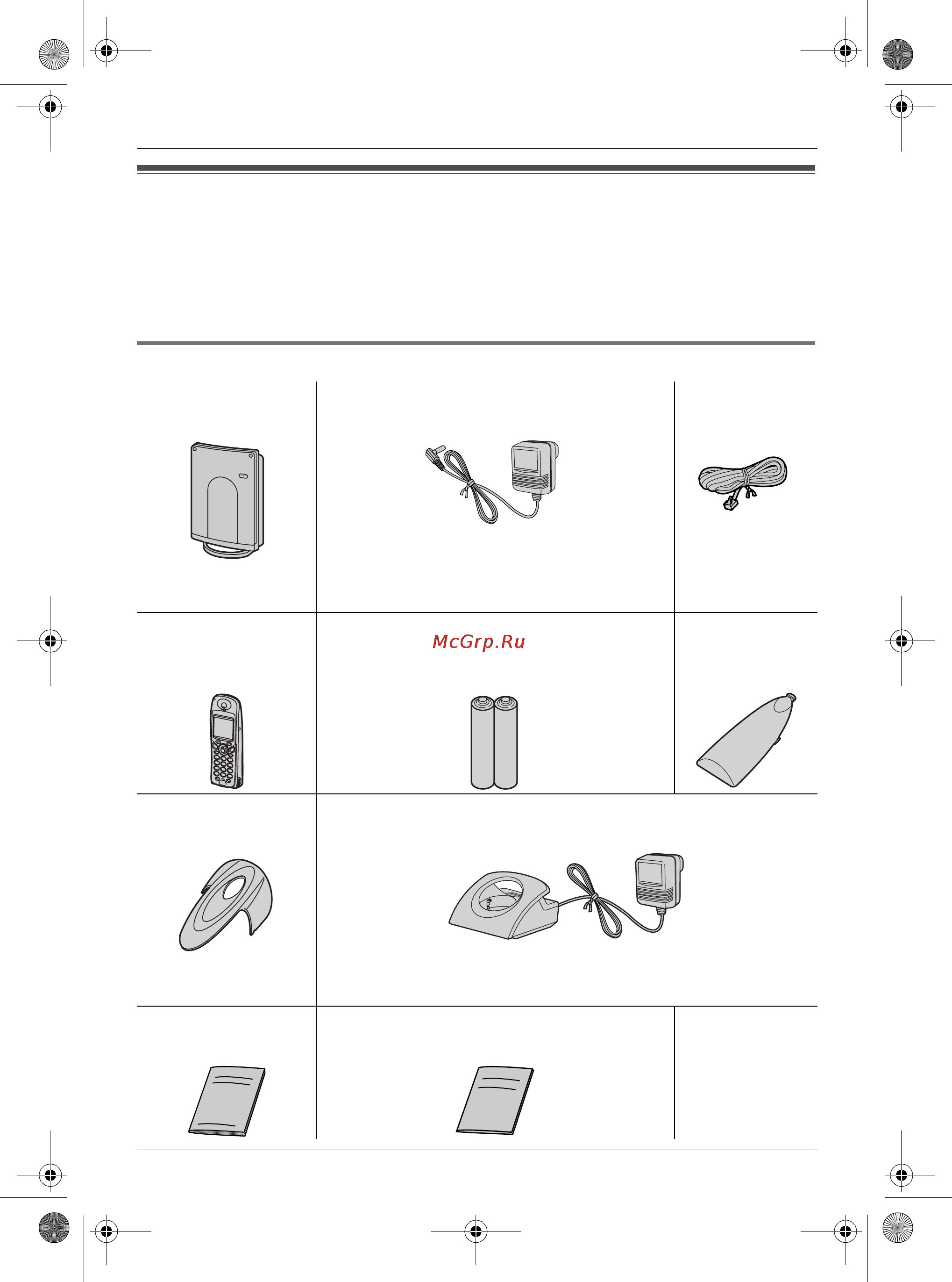 Panasonic KX-TCD556RU [3/52] Информация о принадлежностях