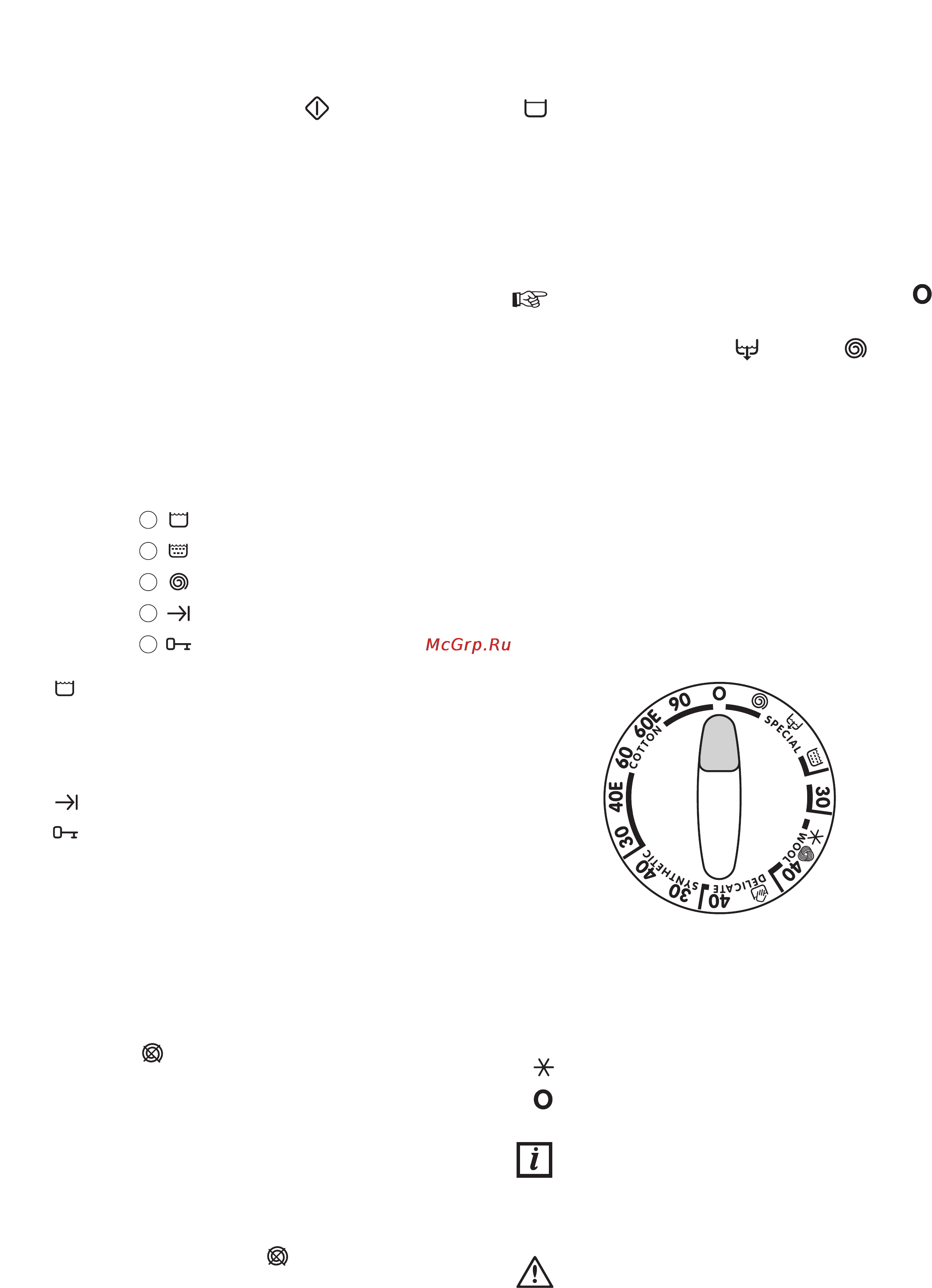 Zanussi FCS 920C [7/20] Knopka start pauza