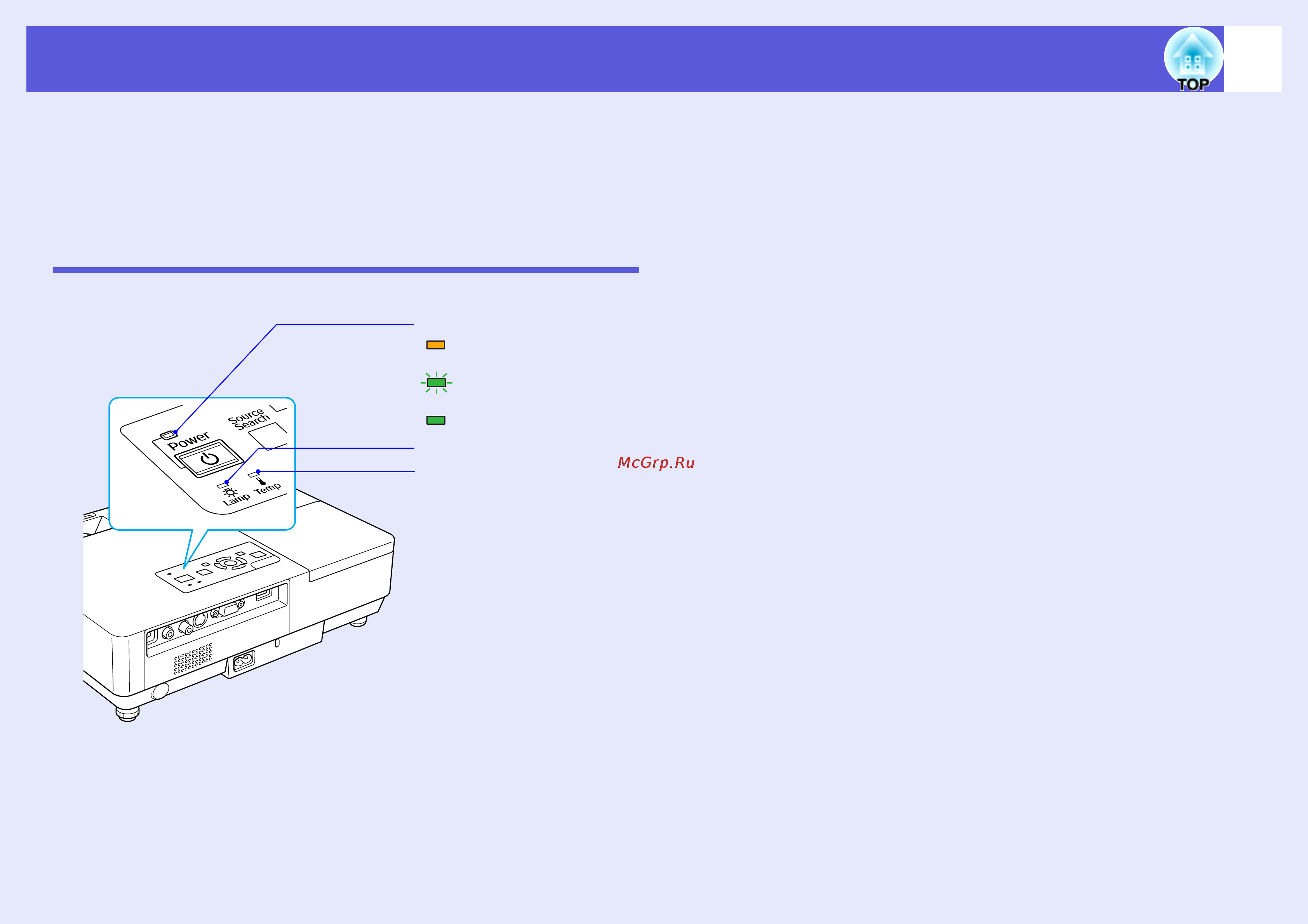 Epson EMP-1700 [42/77] Устранение неполадок