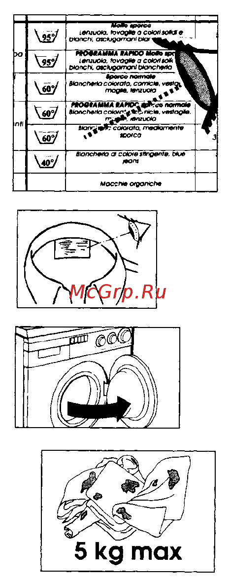 Candy ACTIVA 100 PLUS [26/31] Выбор программы 1
