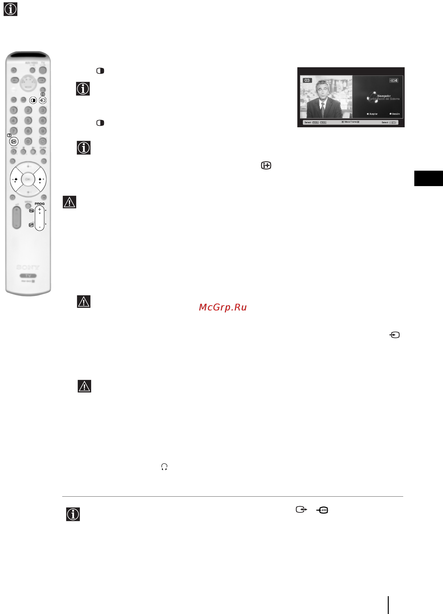 Sony KV-29FQ85K [18/164] Pap picture and picture