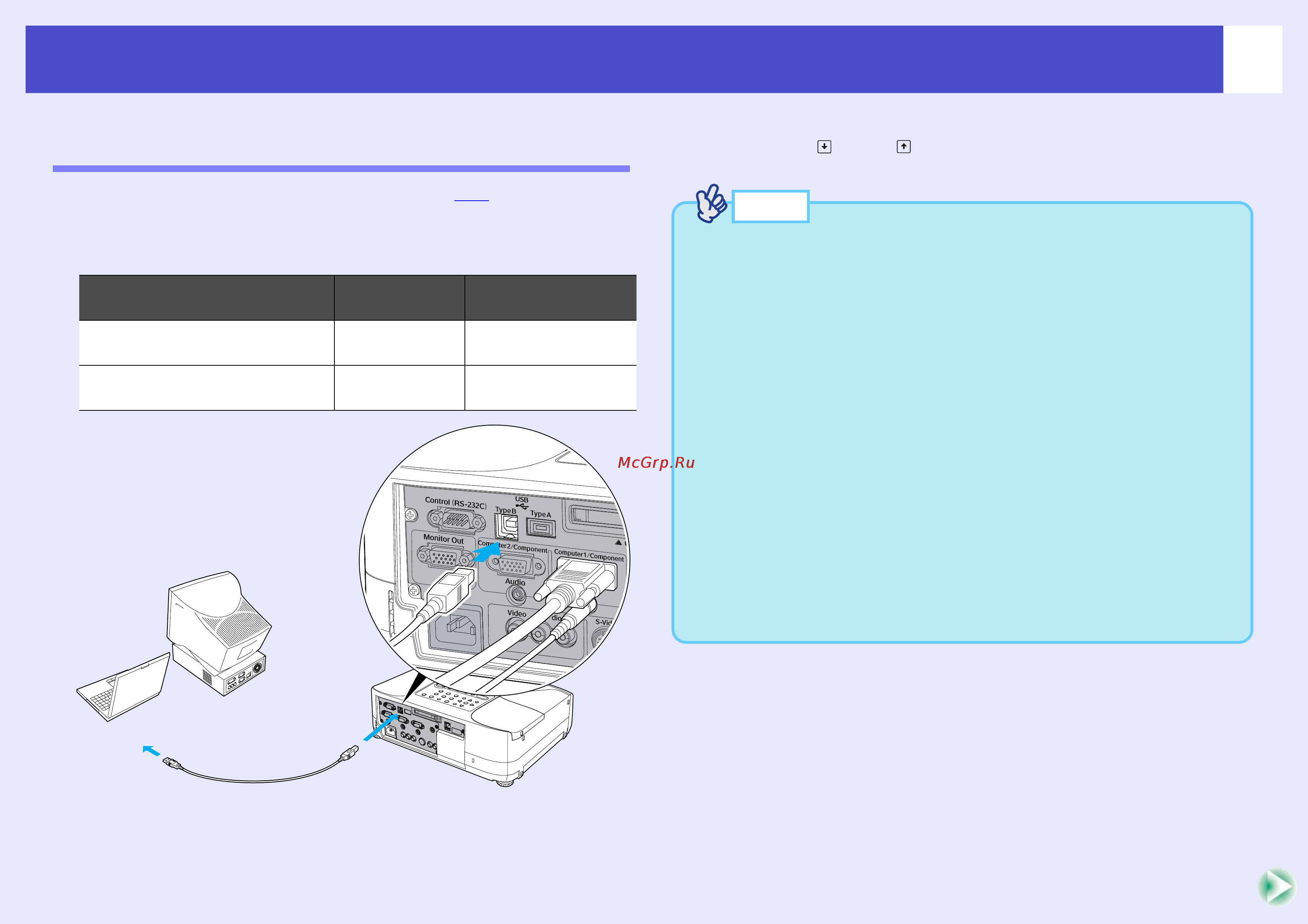 Epson EMP-835 [22/138] Управление указателем мыши с пульта ду функция беспроводной мыши