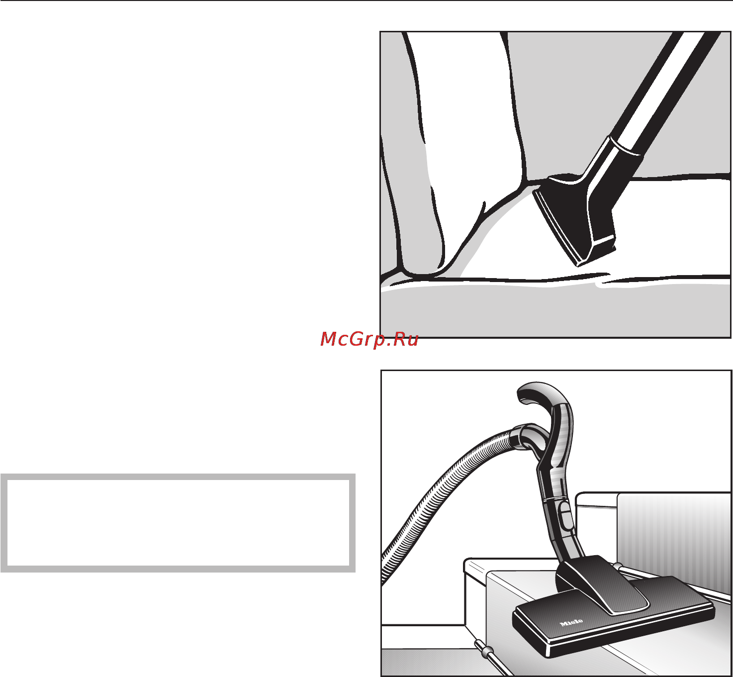 Miele S 5981 [16/40] Использование принадлежностей