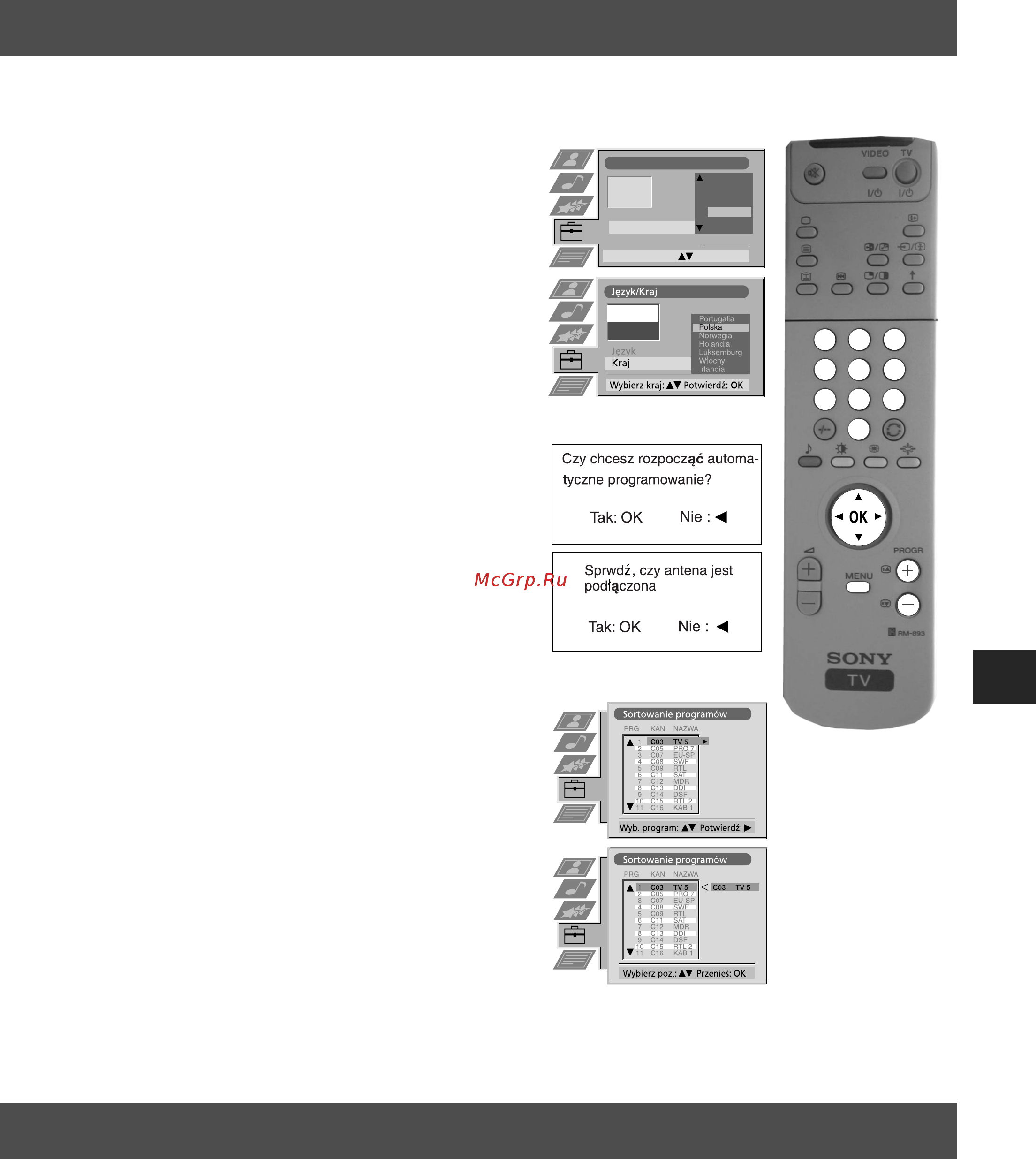 Sony KV-29FQ75K [35/160] Programowanie telewizora