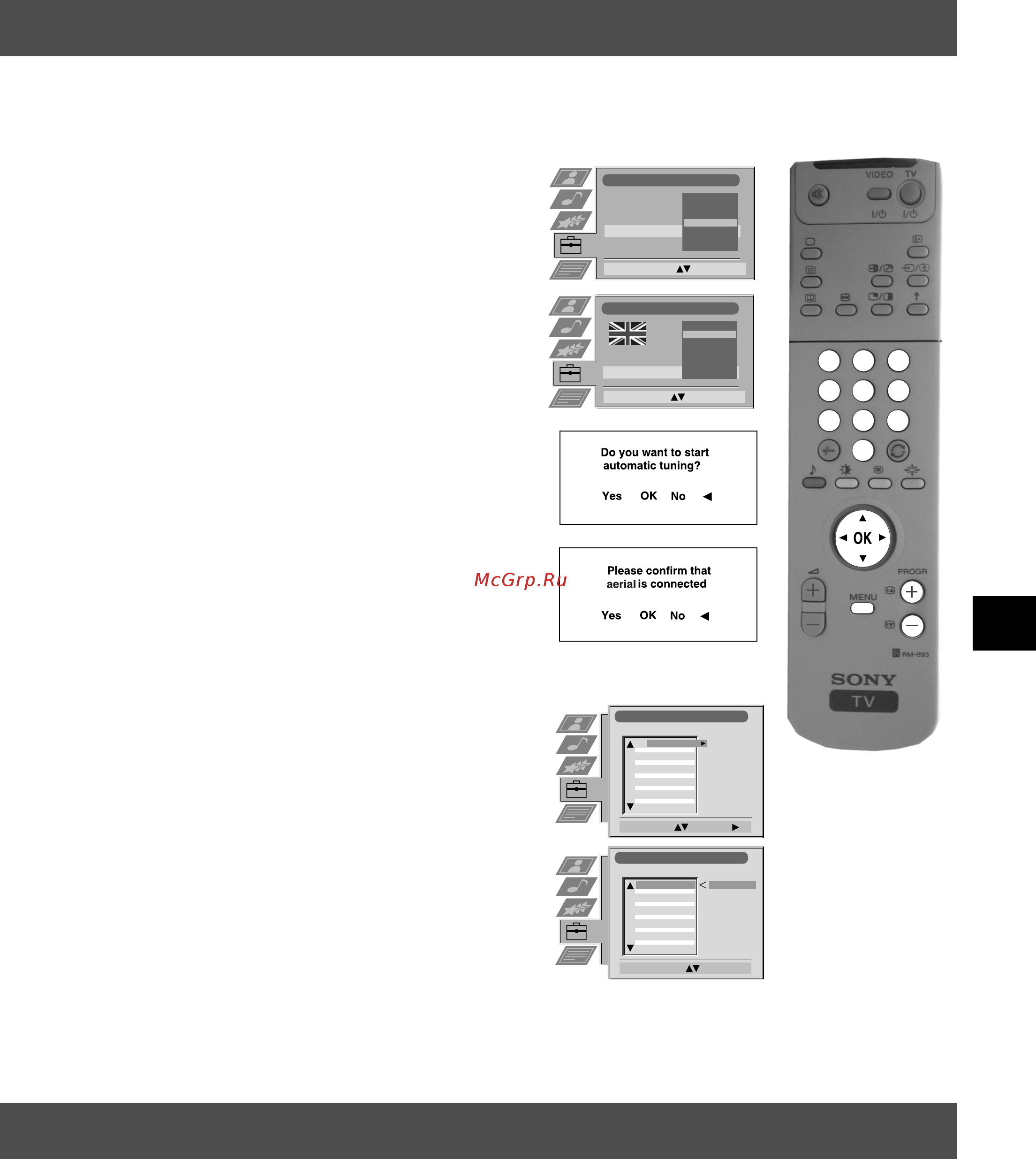 Sony KV-29FQ75K [9/160] Tuning your tv