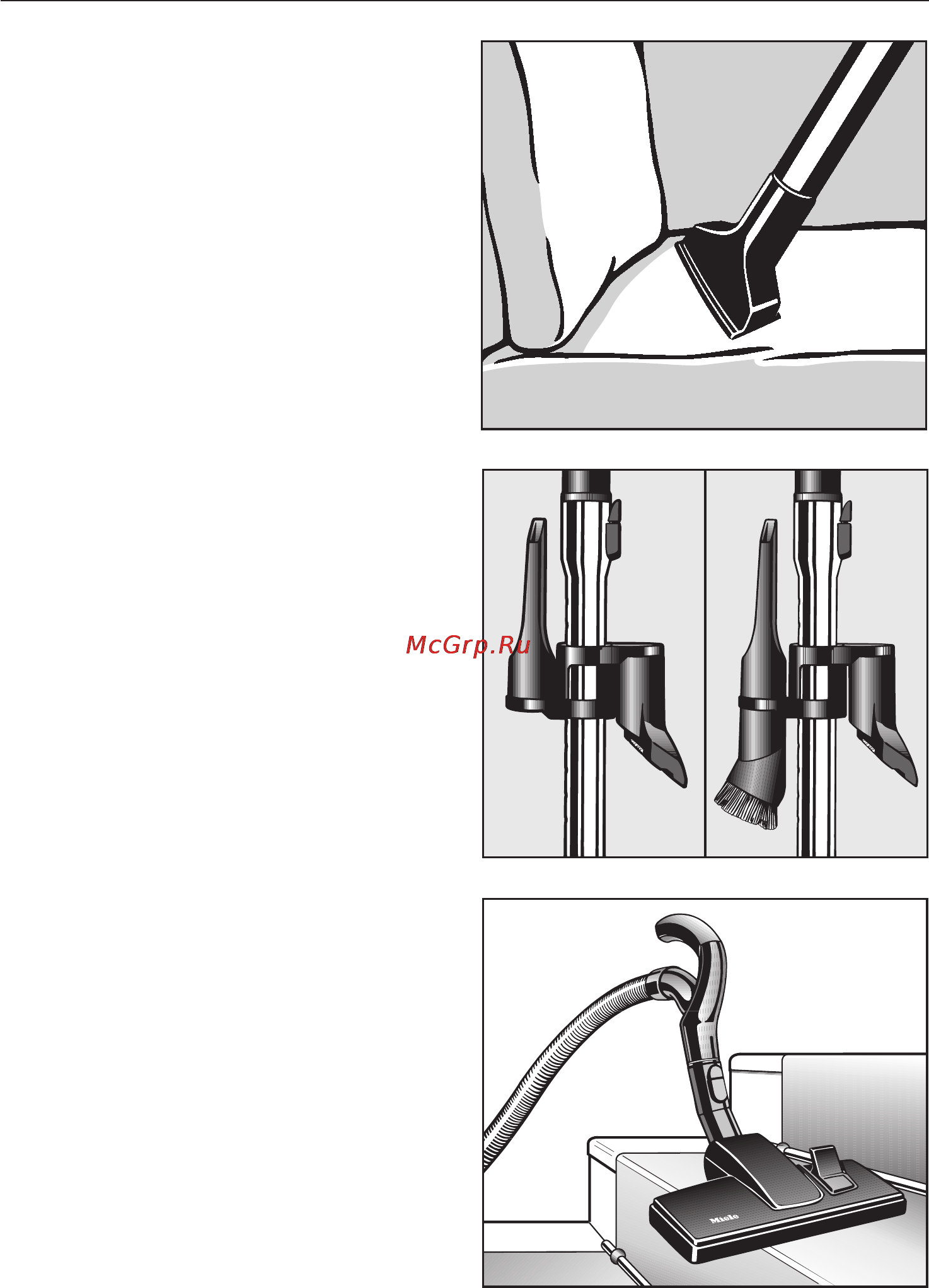 Miele S 4211 [15/44] Насадка для мягкой мебели