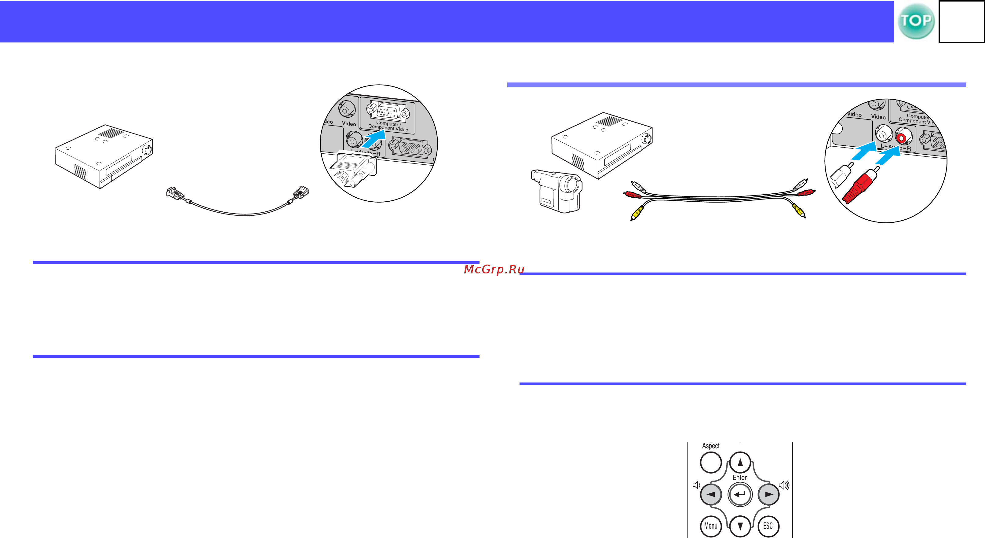 Epson EMP-S1H [20/74] F для rgb video