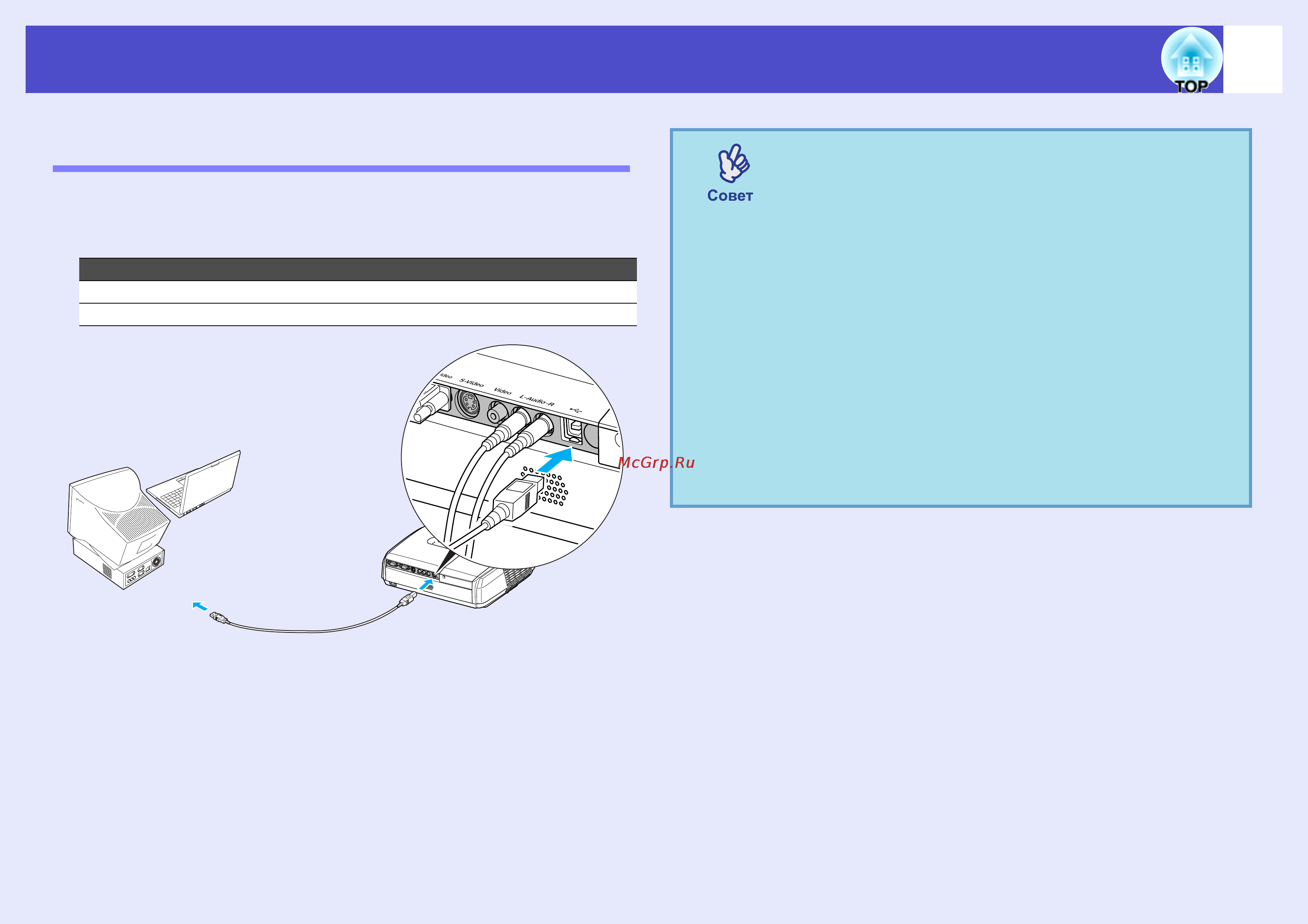Epson EMP-S4 [25/77] Управление указателем мыши с пульта ду функция беспроводной мыши