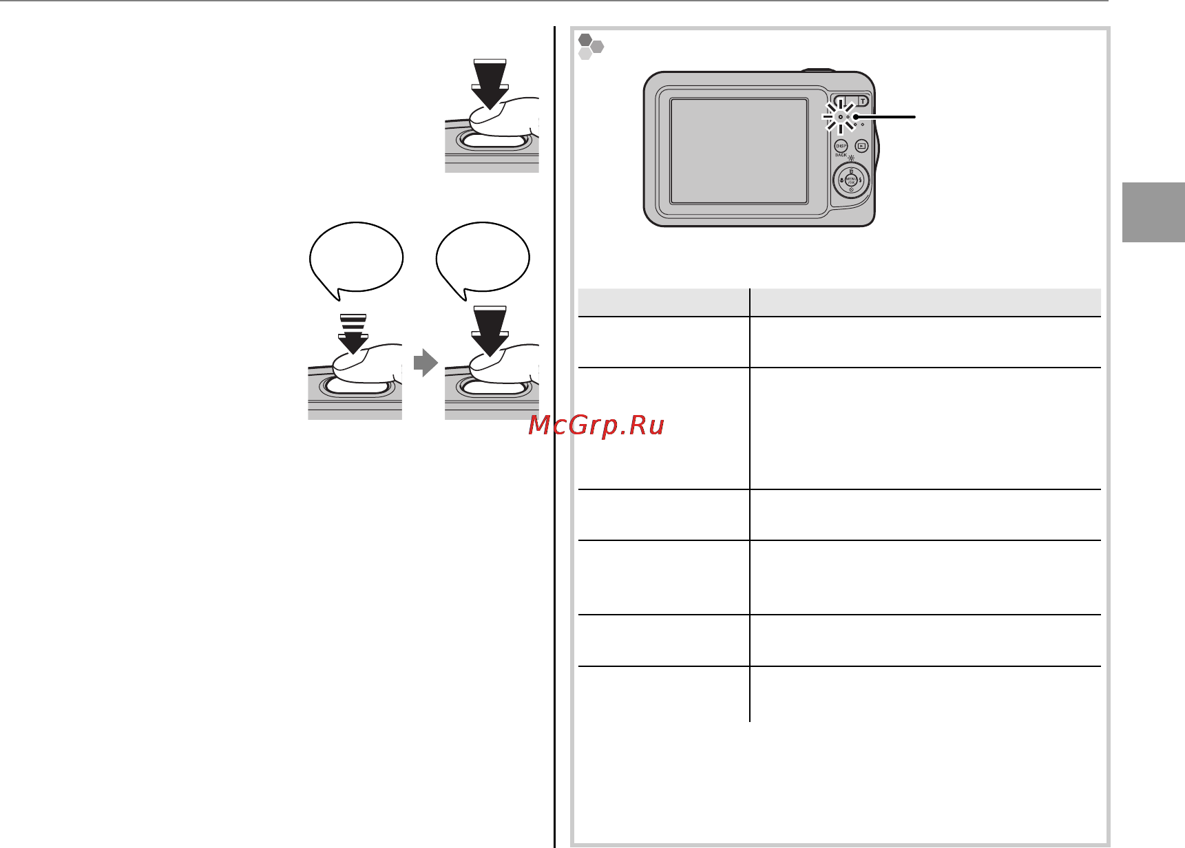 Fujifilm FinePix A235 Silver [21/103] Произведите съёмку плавно нажмите кнопку затвора до конца чтобы сделать снимок