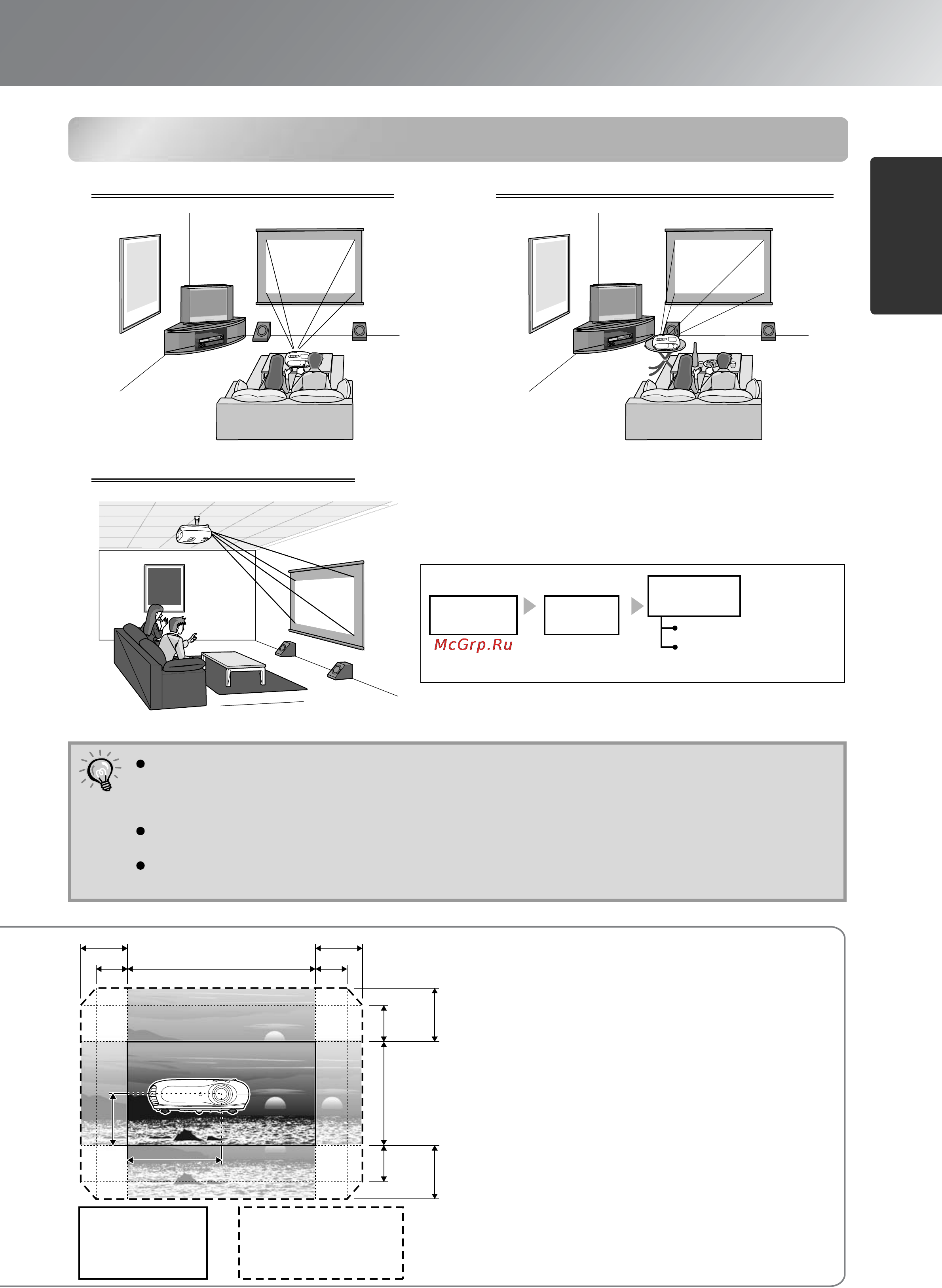 Epson EMP-TW20 [13/56] Методы проекции