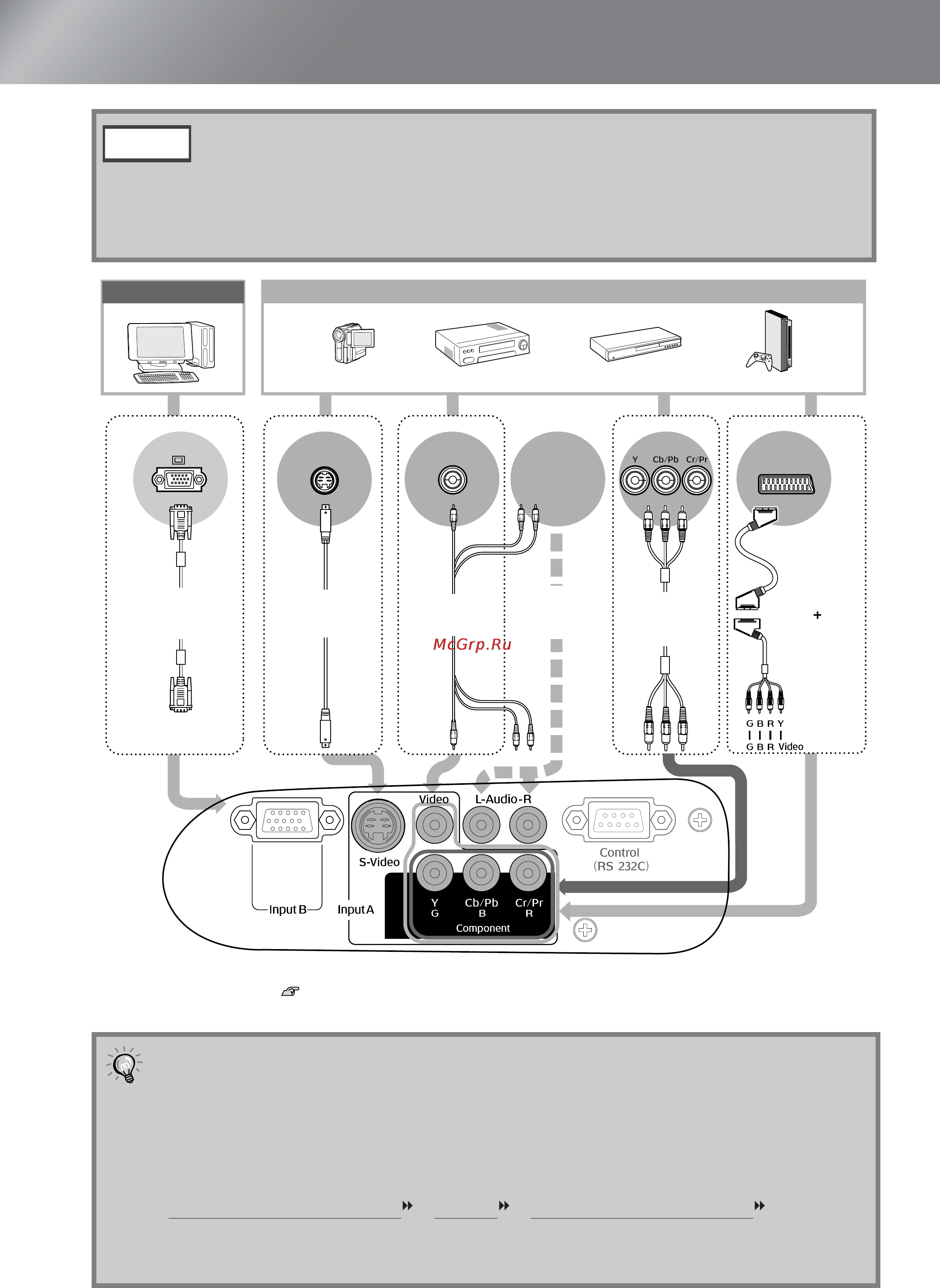 Epson EMP-TW20 [14/56] Подключение источников изображения
