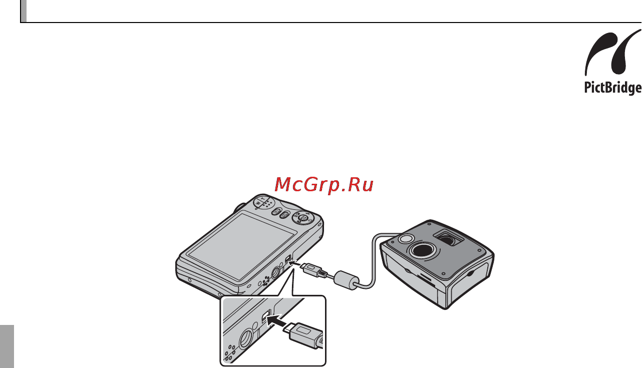 Fujifilm FinePix JV200 Silver [58/112] Печать фотографий через usb печать фотографий через usb