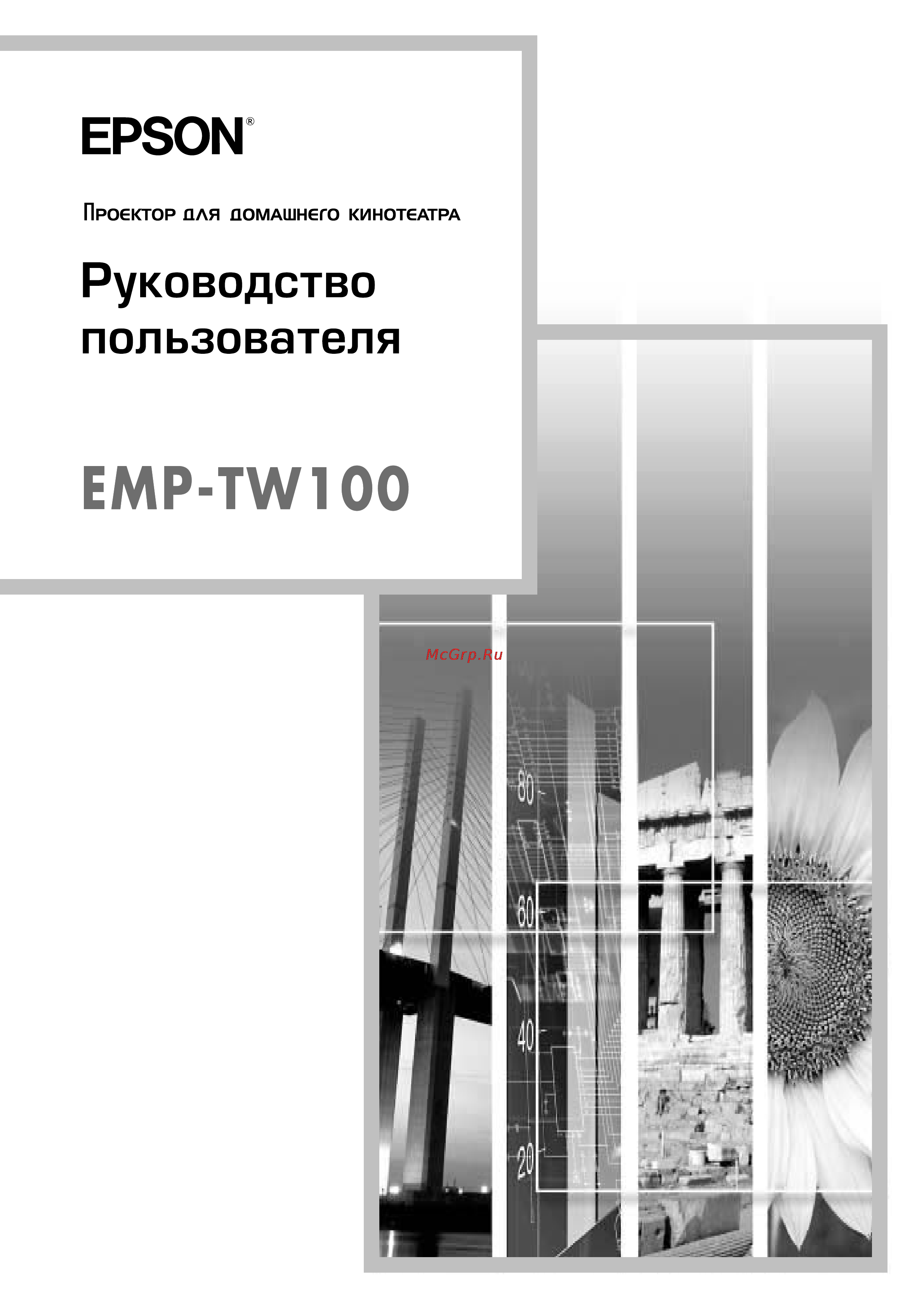 Epson EMP-TW100 Инструкция по эксплуатации онлайн