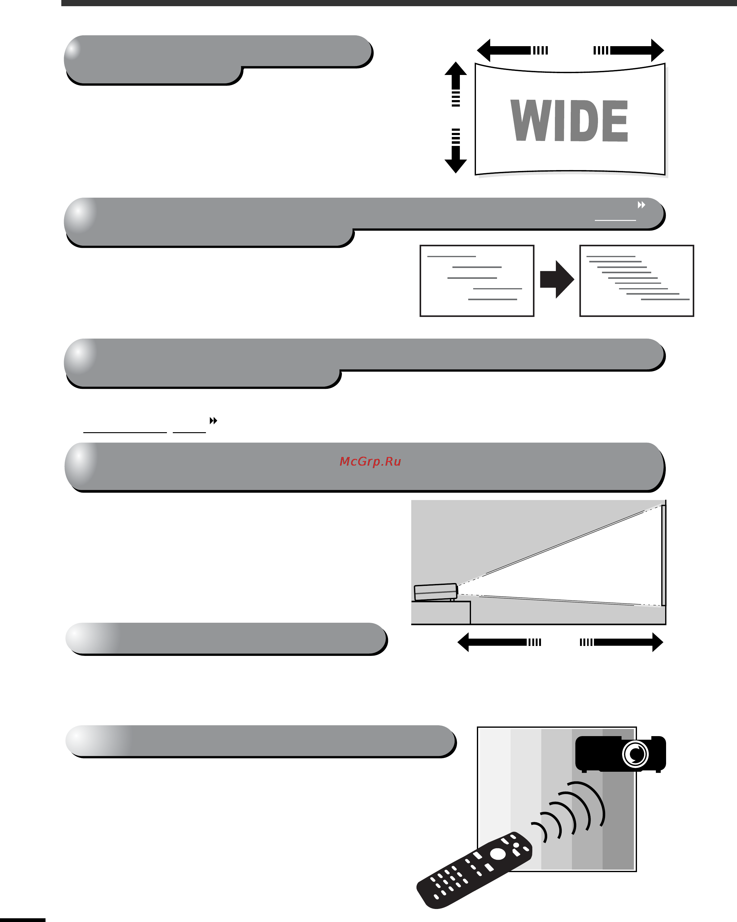 Epson EMP-TW100 [4/69] Использование широкой панели 1280 х 720 точек