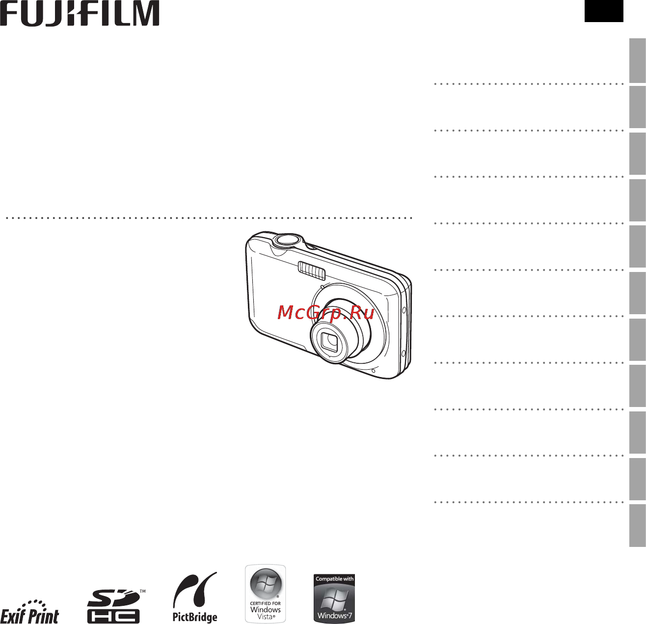 Fujifilm FinePix JV200 Black Инструкция по эксплуатации онлайн