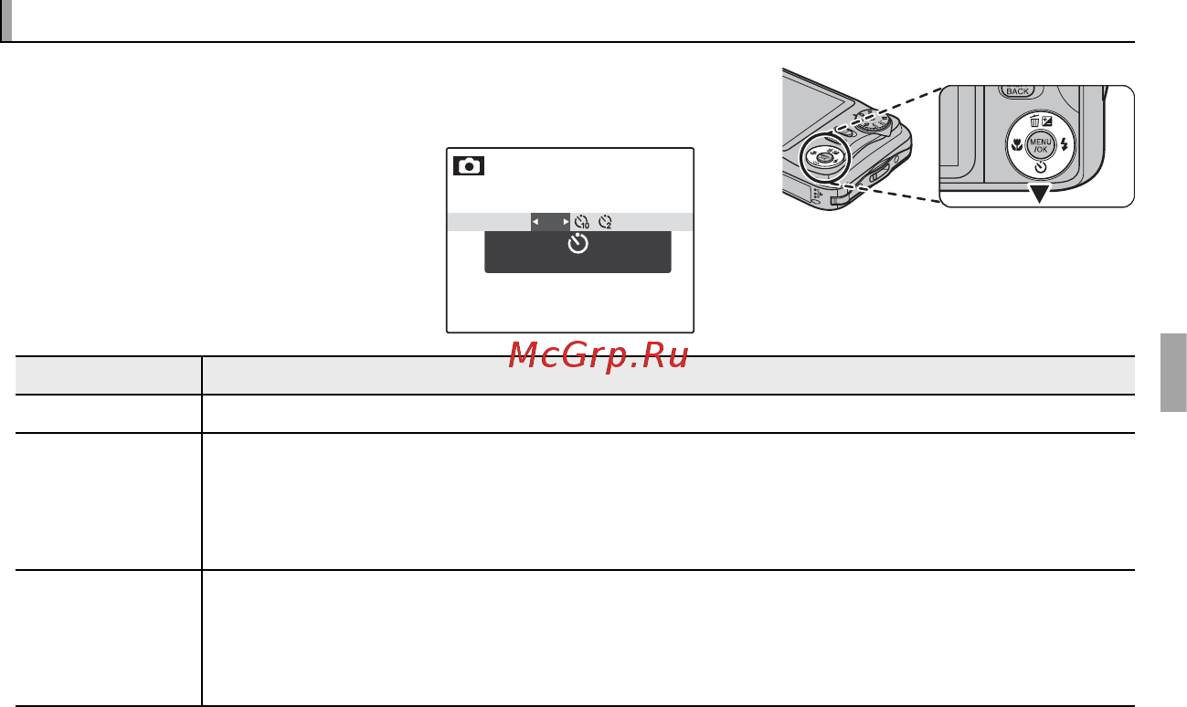 Fujifilm FinePix JX400 Black [43/116] H h использование таймера использование таймера