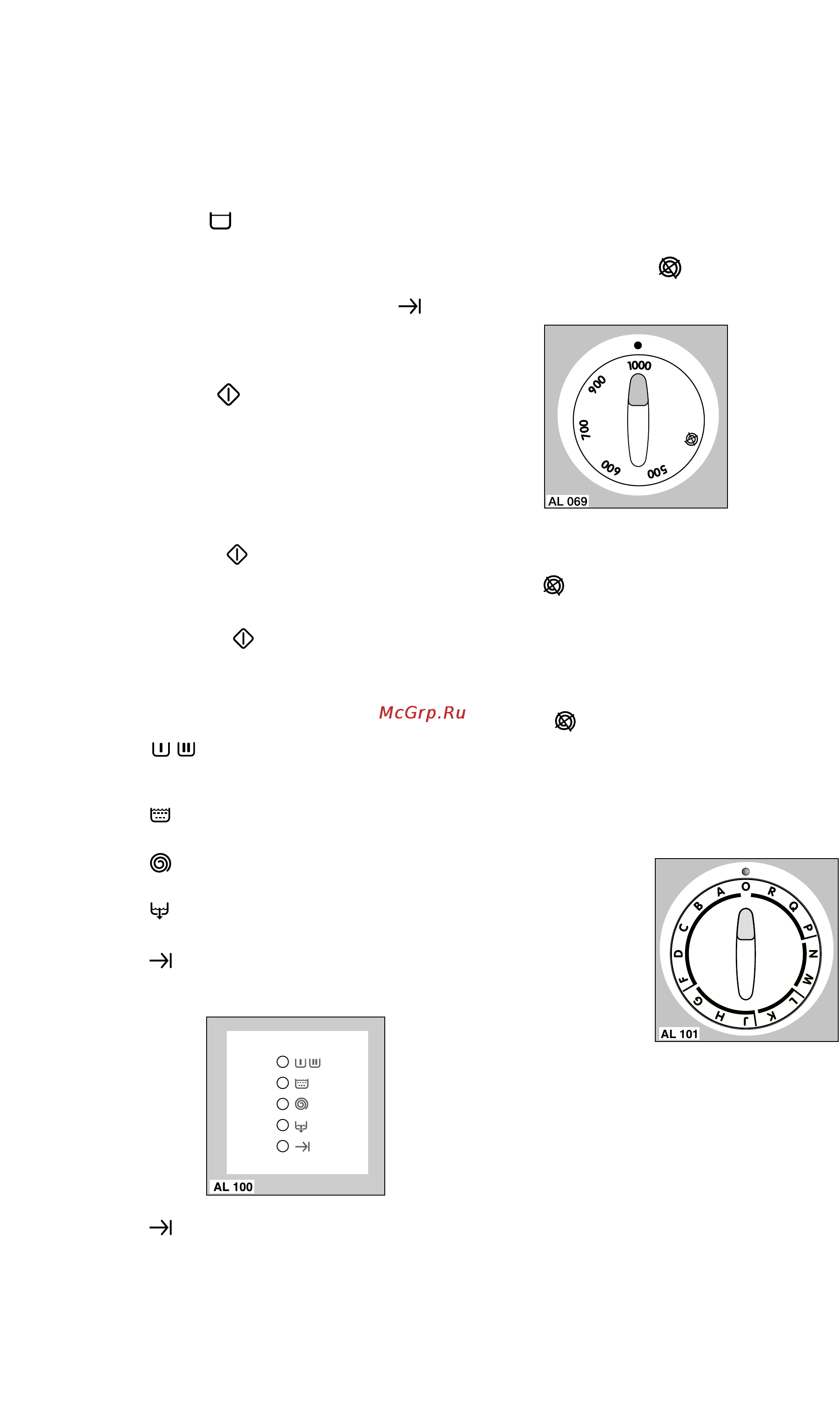 Zanussi FAE1025V [34/48] Кнопка о отключение слива