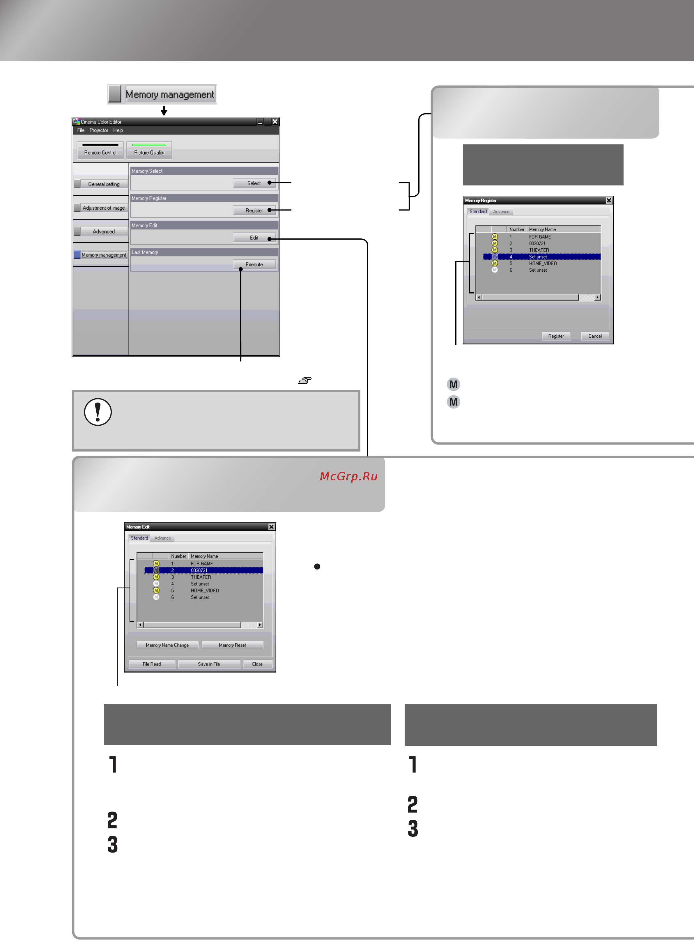 Epson EMP-TW200H [30/52] Saving customised settings into memory