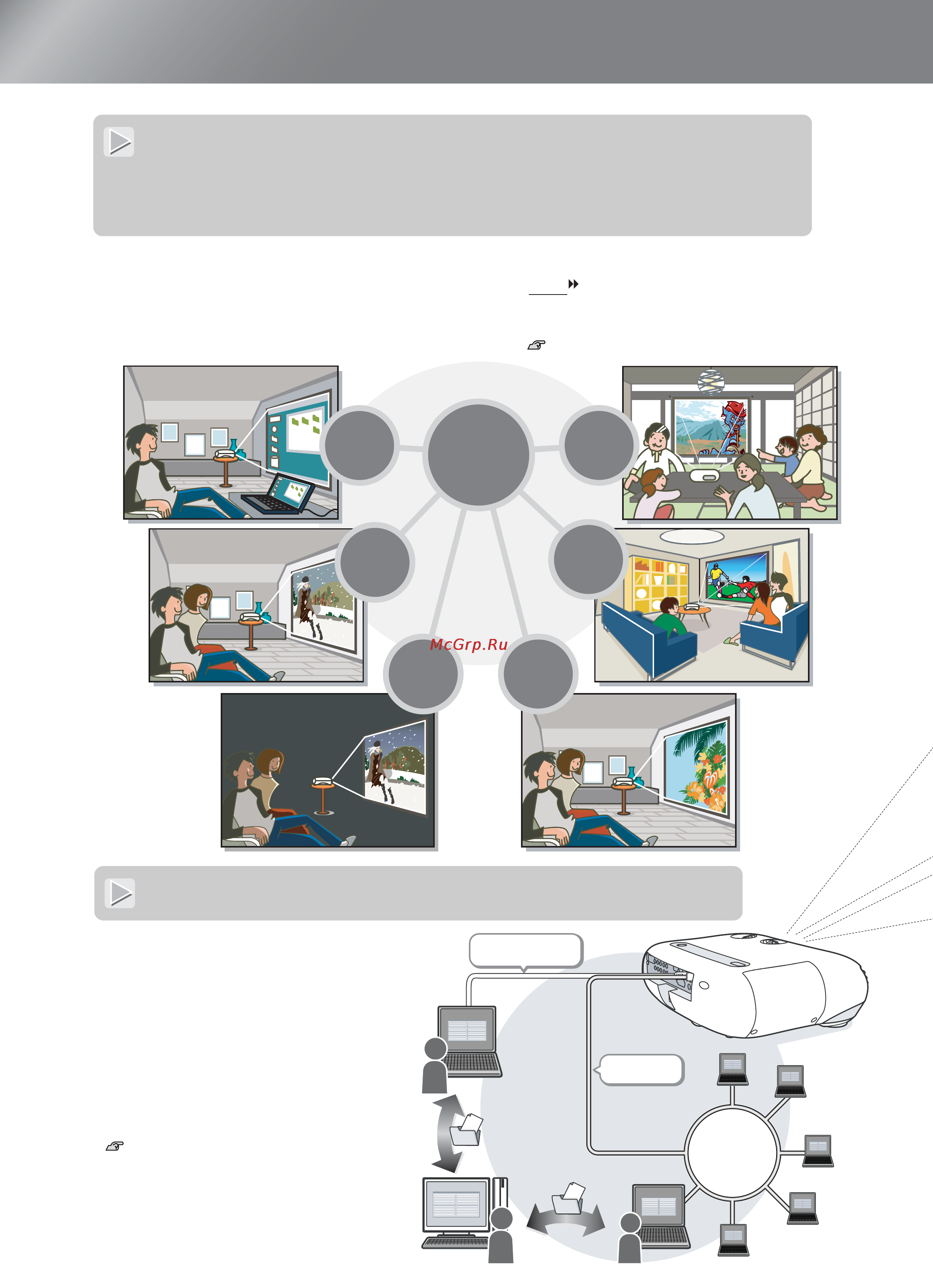 Epson EMP-TW500 [4/55] В зависимости от помещения где используется проектор можно выбирать различные режимы воспроизведения изображений режим цвета