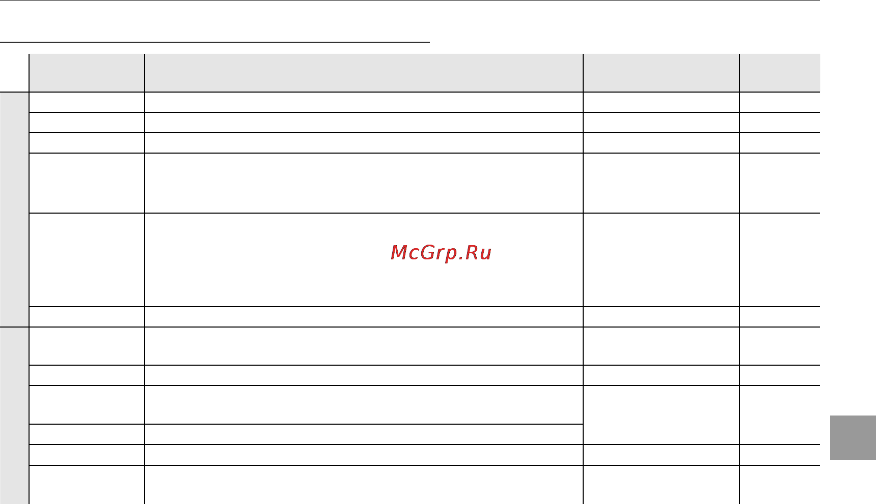 Fujifilm FinePix S4000 [113/144] Опции меню установки параметров опции меню установки параметров