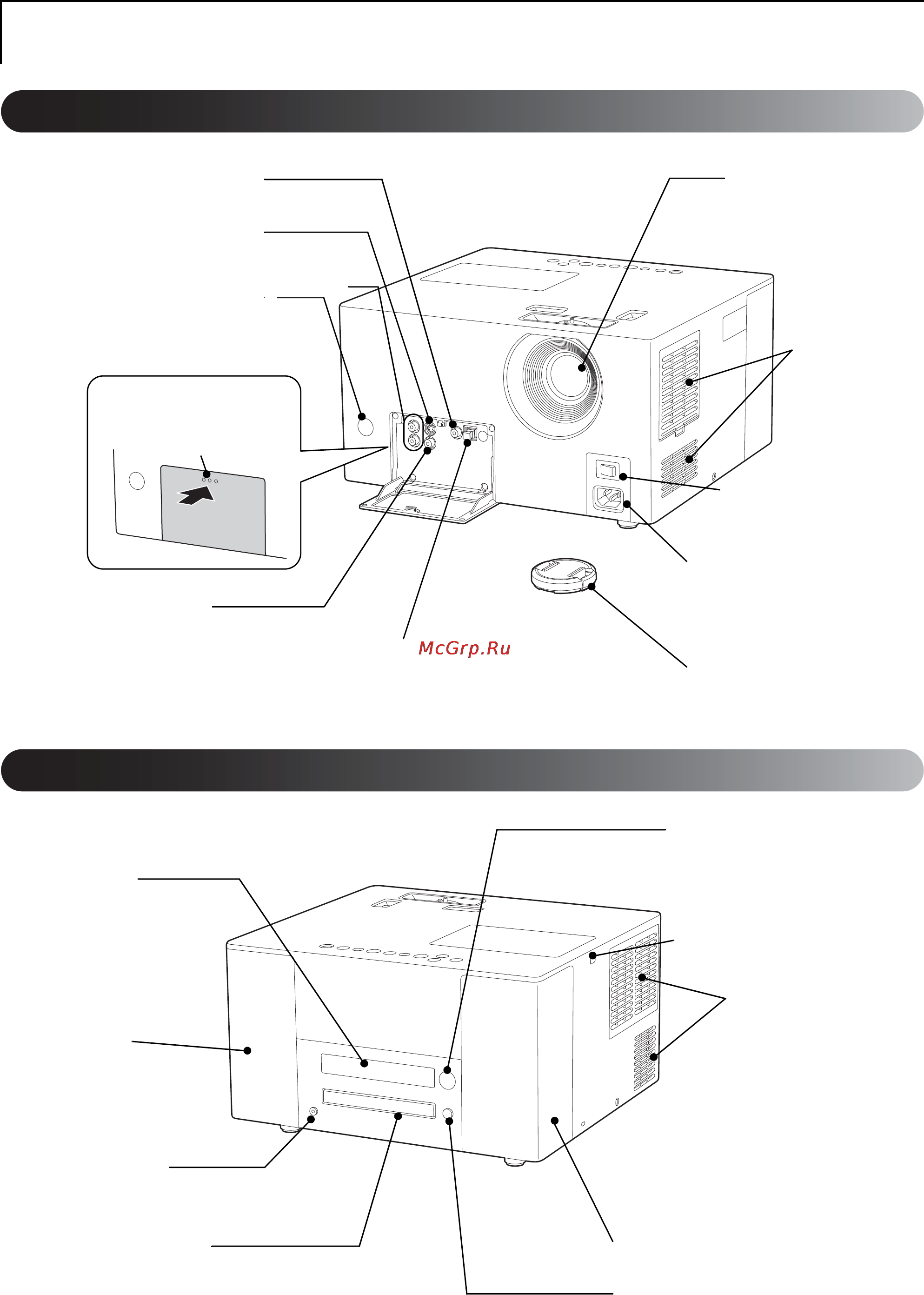 Epson EMP-TWD1 [10/71] Компоненты устройства