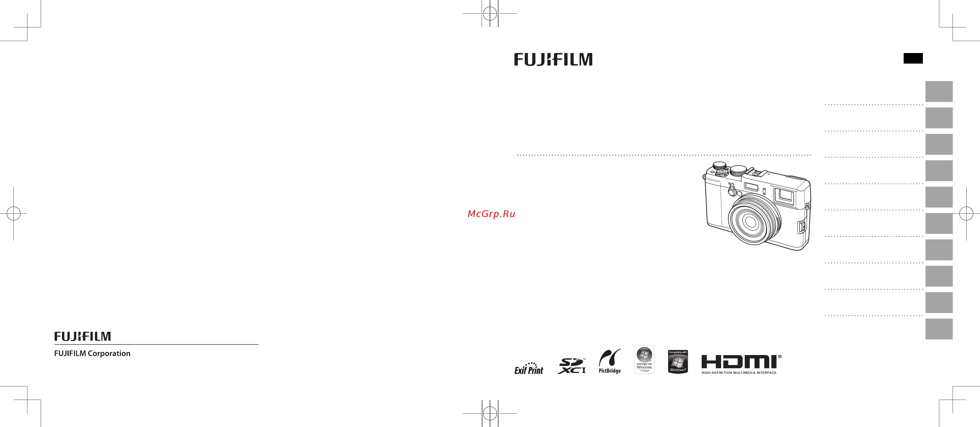 Fujifilm Finepix X100 Инструкция по эксплуатации онлайн
