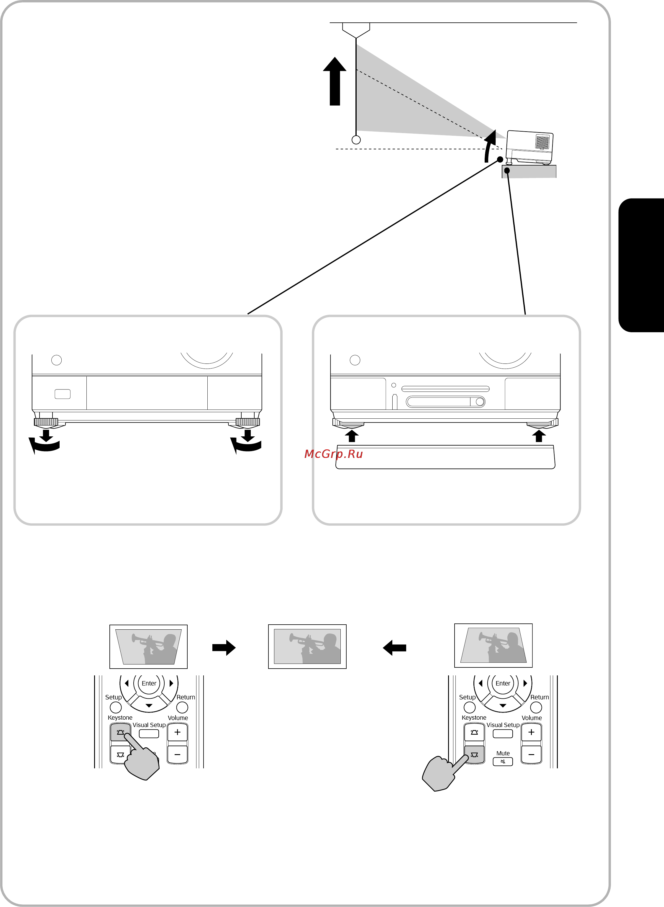 Epson EMP-TWD10 [25/89] Ęîððĺęňčðîâęŕ ňðŕ ĺöĺčäŕëüíîăî čńęŕćĺíč čçîáðŕćĺíč ňðŕ ĺöĺčäŕëüíîĺ čńęŕćĺíčĺ